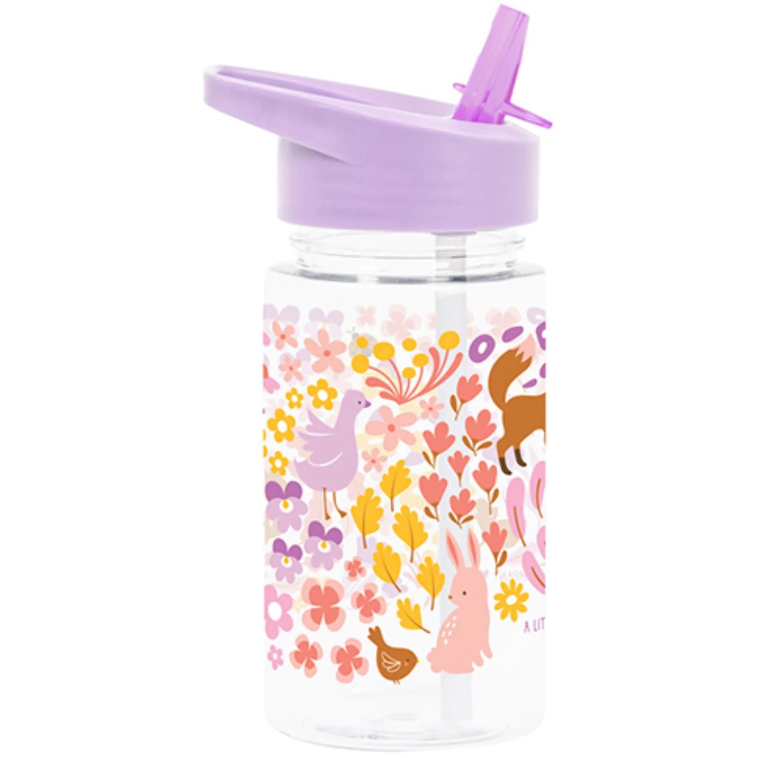 A Little Lovely Company Flower Garden Water Bottle - Image 8