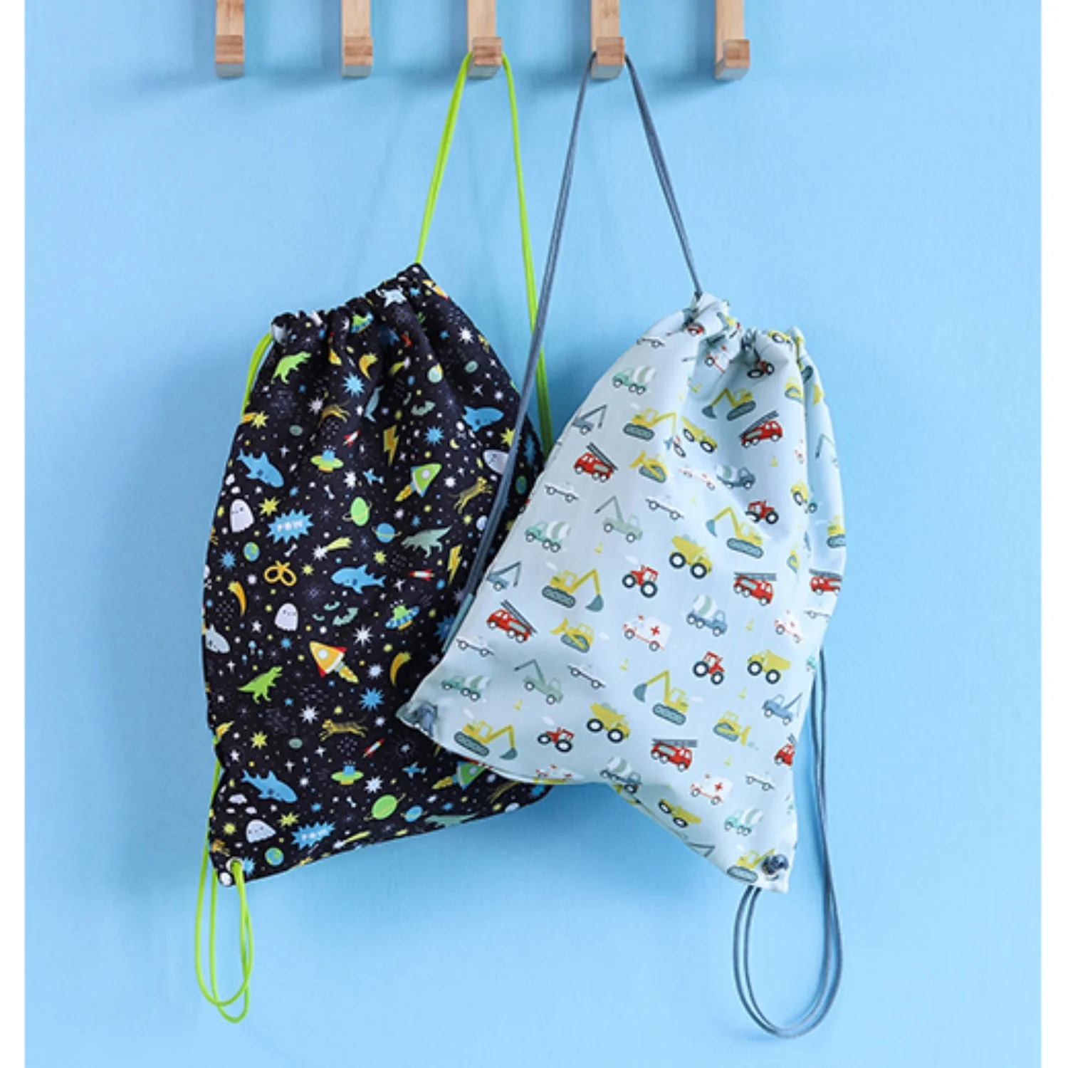 A Little Lovely Company Vehicles Gym Bag - Image 5