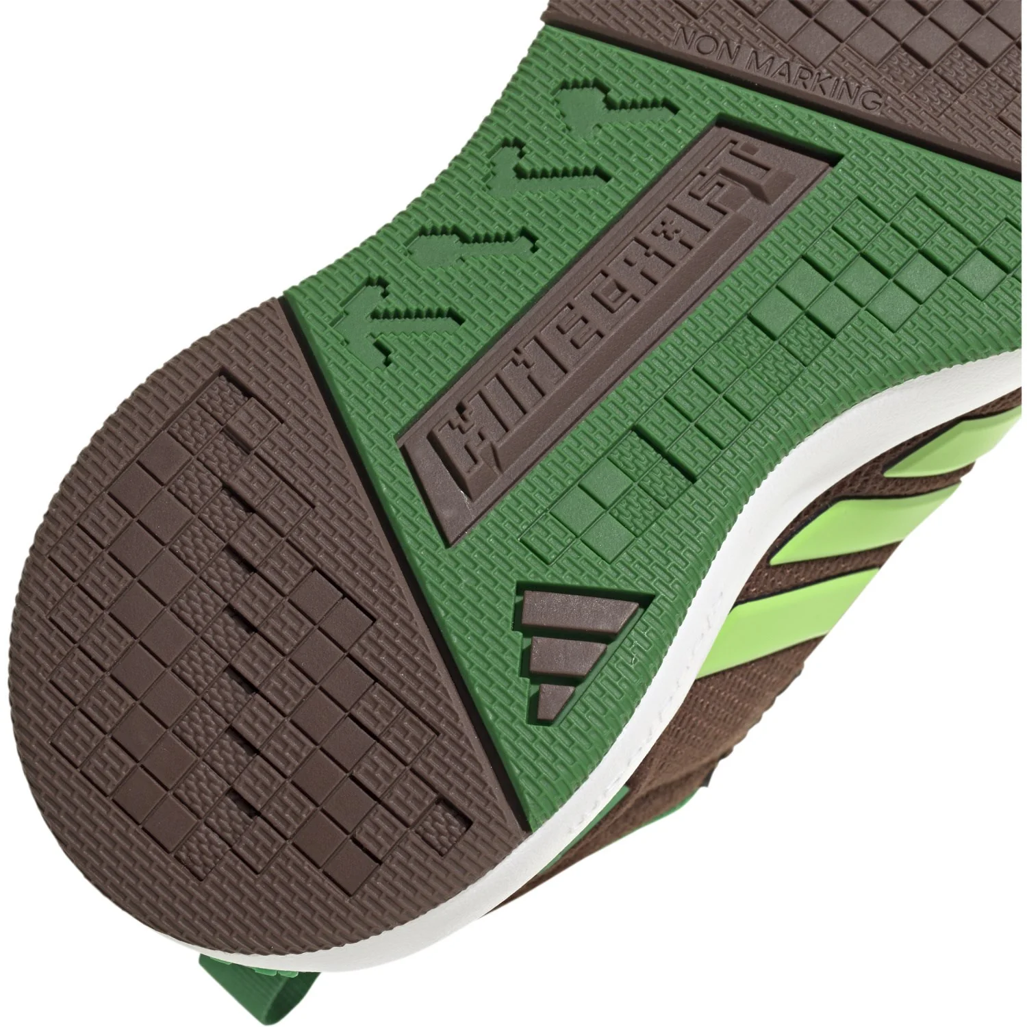 adidas Originals Auburn/Semi Solar Green/Ftwr White Minecraft Pro El C Sneakers - Image 4