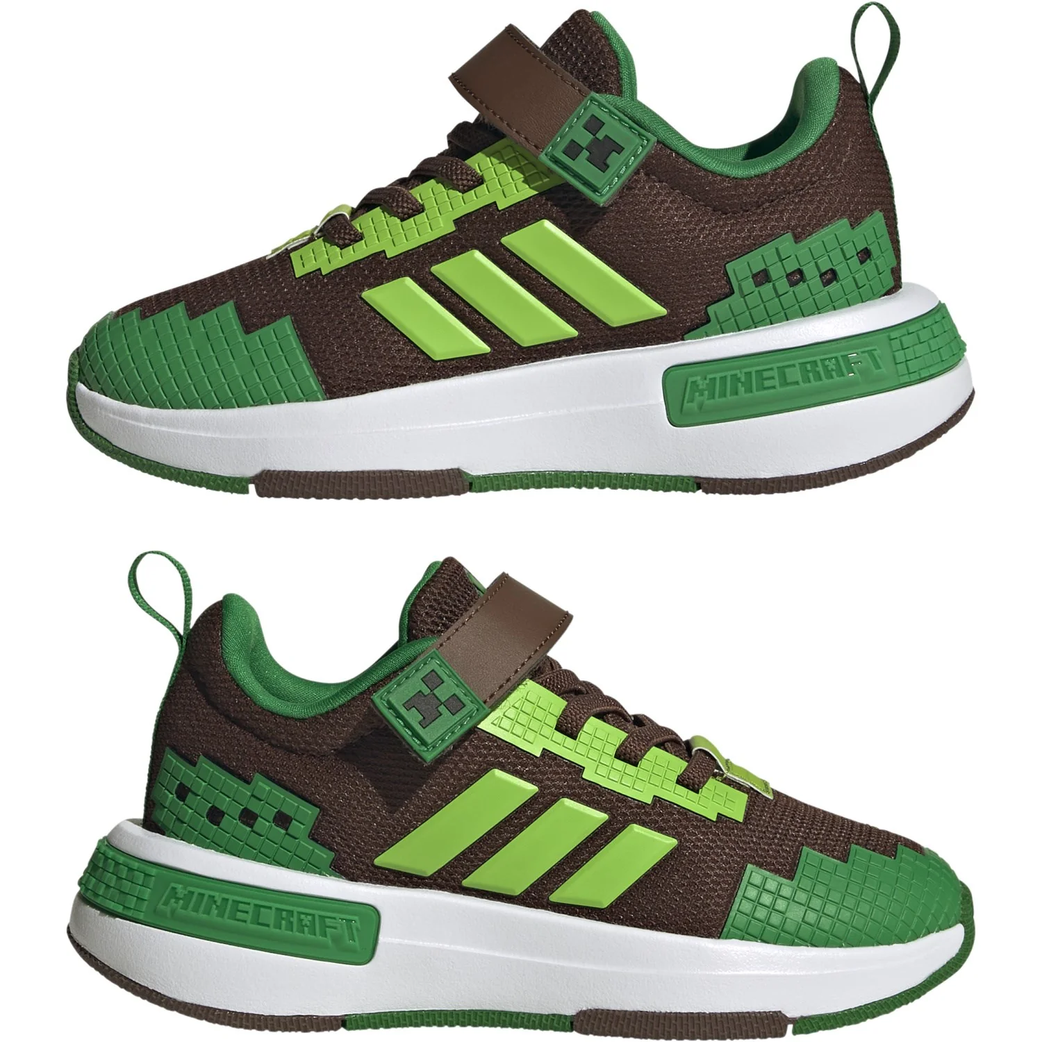 adidas Originals Auburn/Semi Solar Green/Ftwr White Minecraft Pro El C Sneakers - Image 5