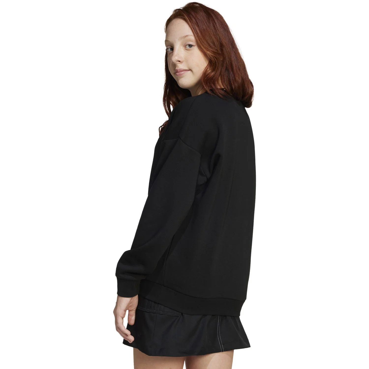 adidas Originals Black Boyfriend Crew Sweatshirt - Image 5