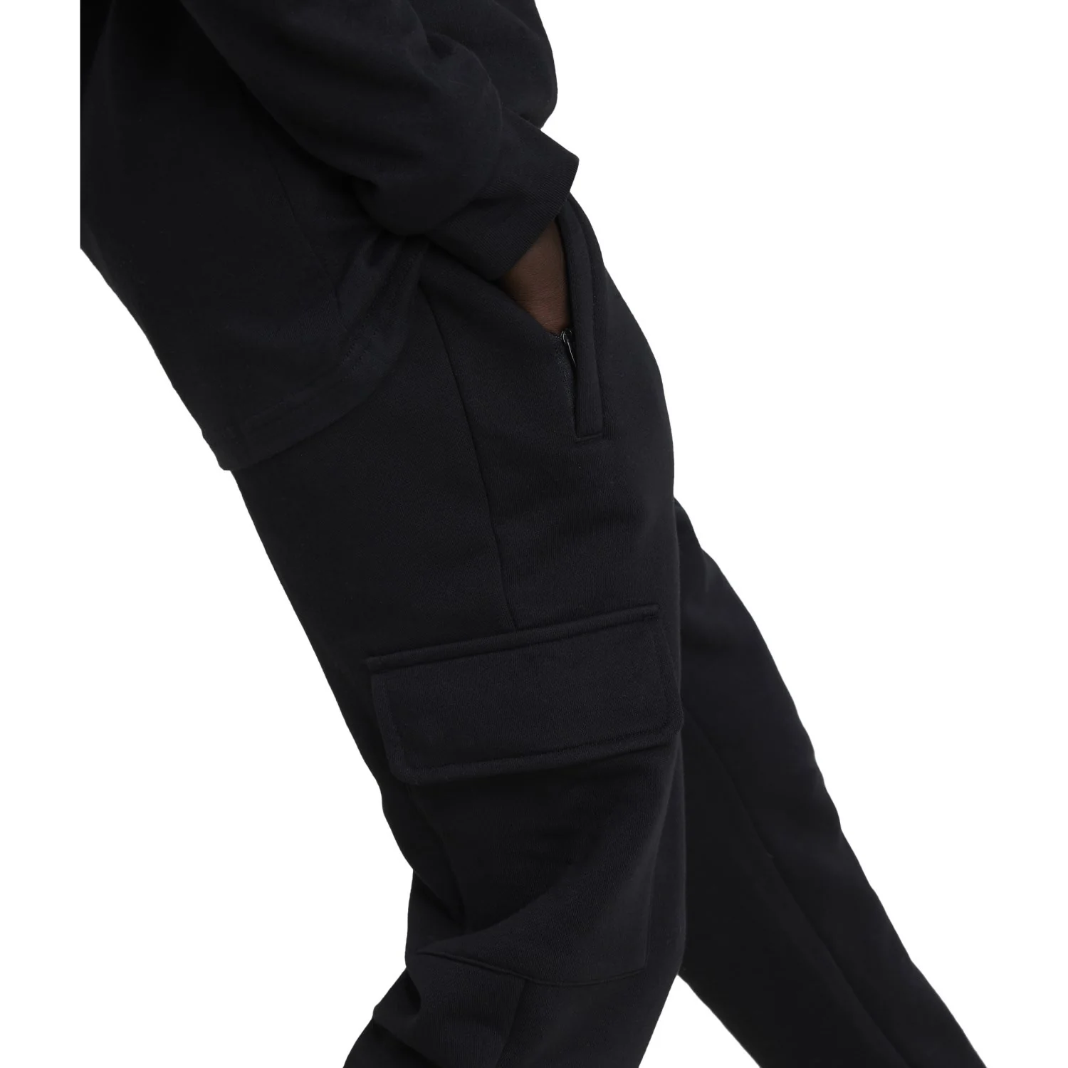 adidas Originals Black Fleece Cargo P Pants - Image 4