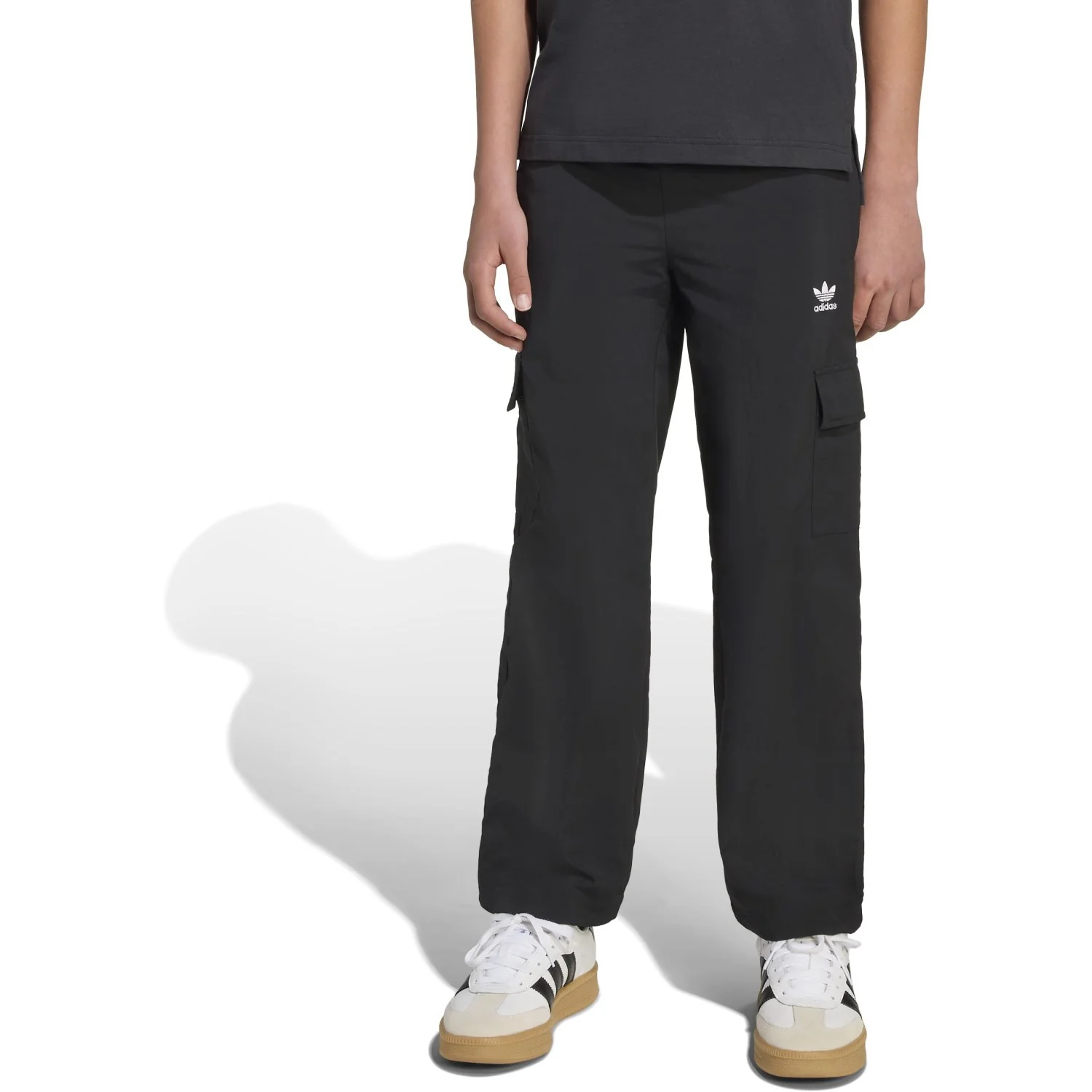 adidas Originals Black/White Oh Woven Cargo Pants - Image 6