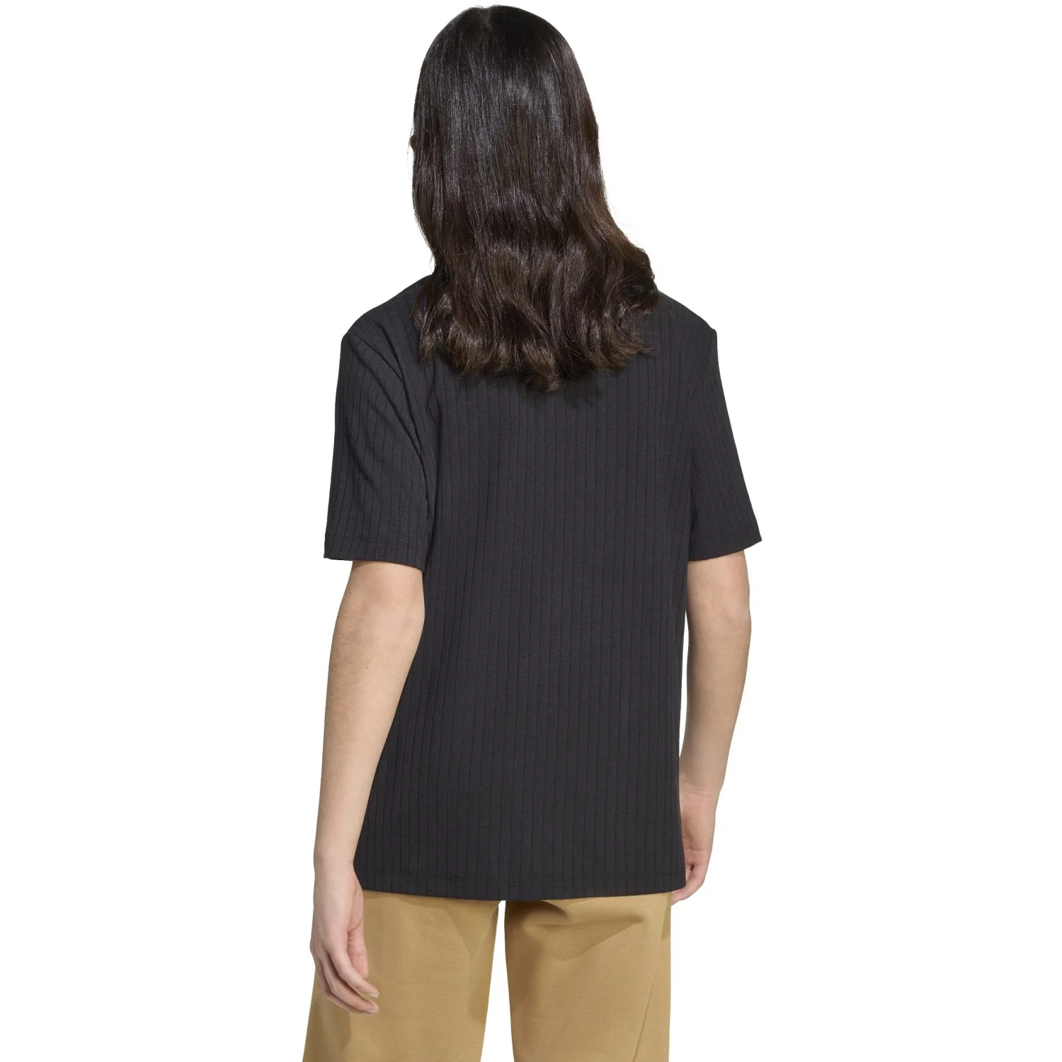 adidas Originals Black/White Wide Rib T-shirt - Image 5