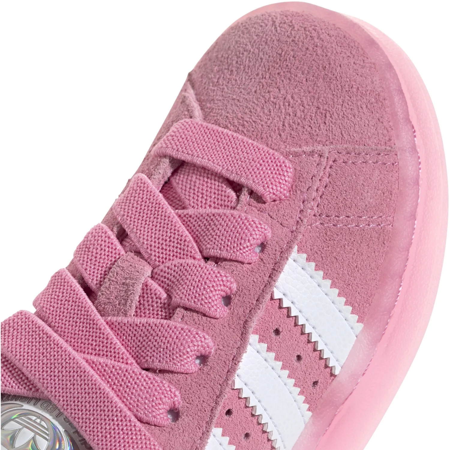adidas Originals Bliss Pink/Ftwr White/Clear Pink Campus 00S Led Lights Cf El C Sneakers - Image 3