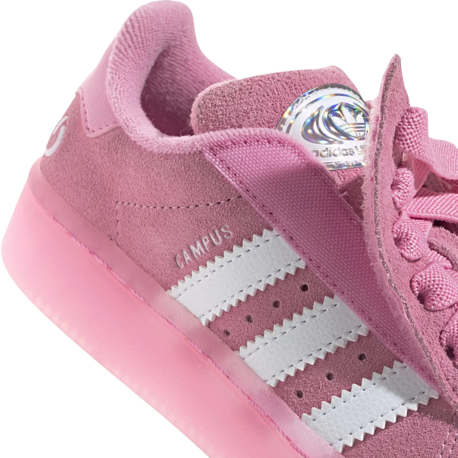 adidas Originals Bliss Pink/Ftwr White/Clear Pink Campus 00S Led Lights Cf El C Sneakers - Image 5