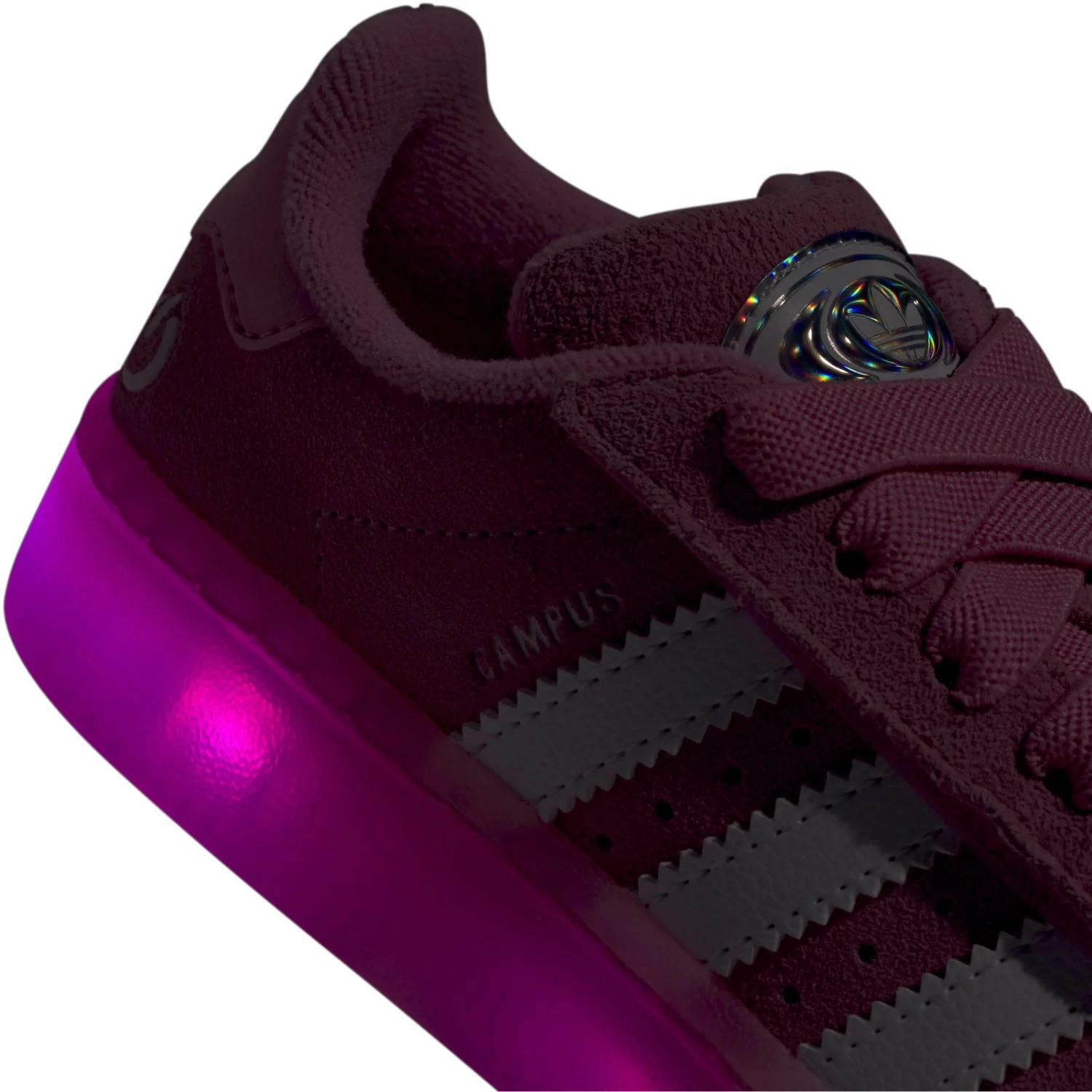 adidas Originals Bliss Pink/Ftwr White/Clear Pink Campus 00S Led Lights Cf El C Sneakers - Image 8