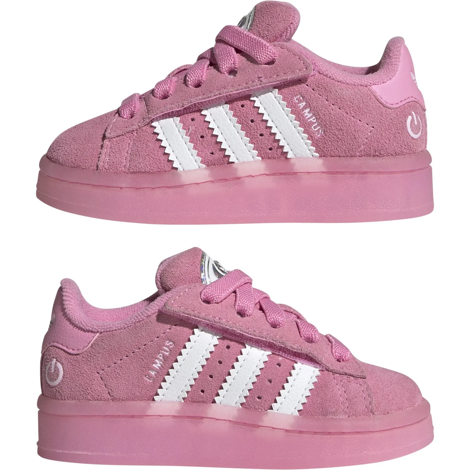 adidas Originals Bliss Pink/Ftwr White/Clear Pink Campus 00S Led Lights Cf El I Sneakers - Image 7