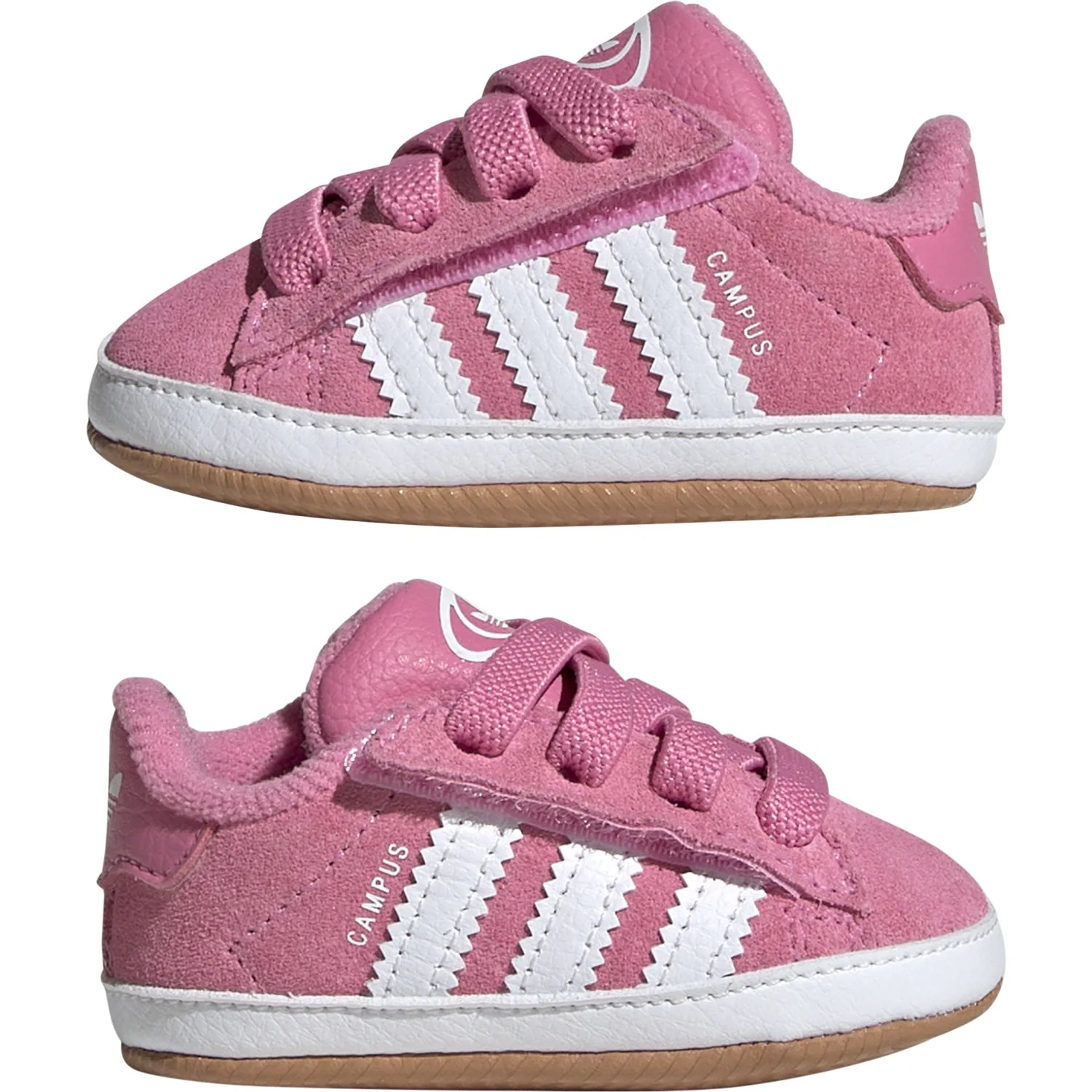 adidas Originals Bliss Pink/Ftwr White/Gum 2 Campus 00S Crib Sneakers - Image 5