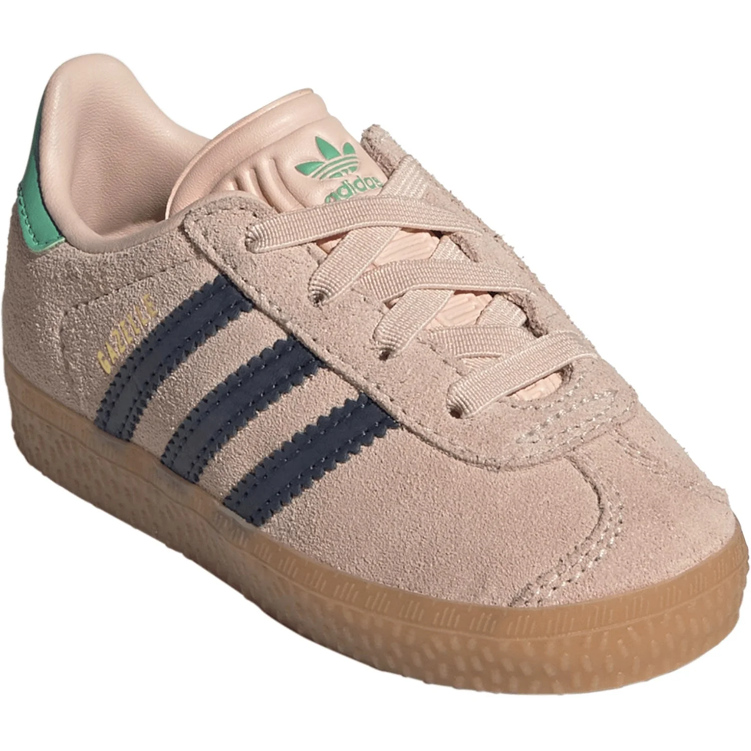 adidas Originals Blush Pink/Night Indigo/Hi-Res Green Gazelle Cf El I Sneakers - Image 2