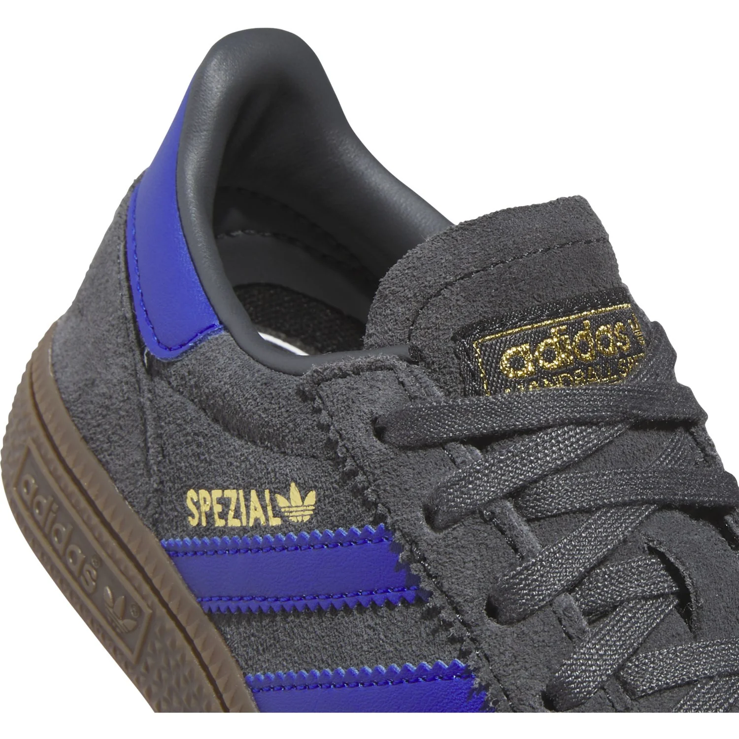 adidas Originals Carbon/Lucid Blue/Gum5 Handball Spezial C Sneakers - Image 4