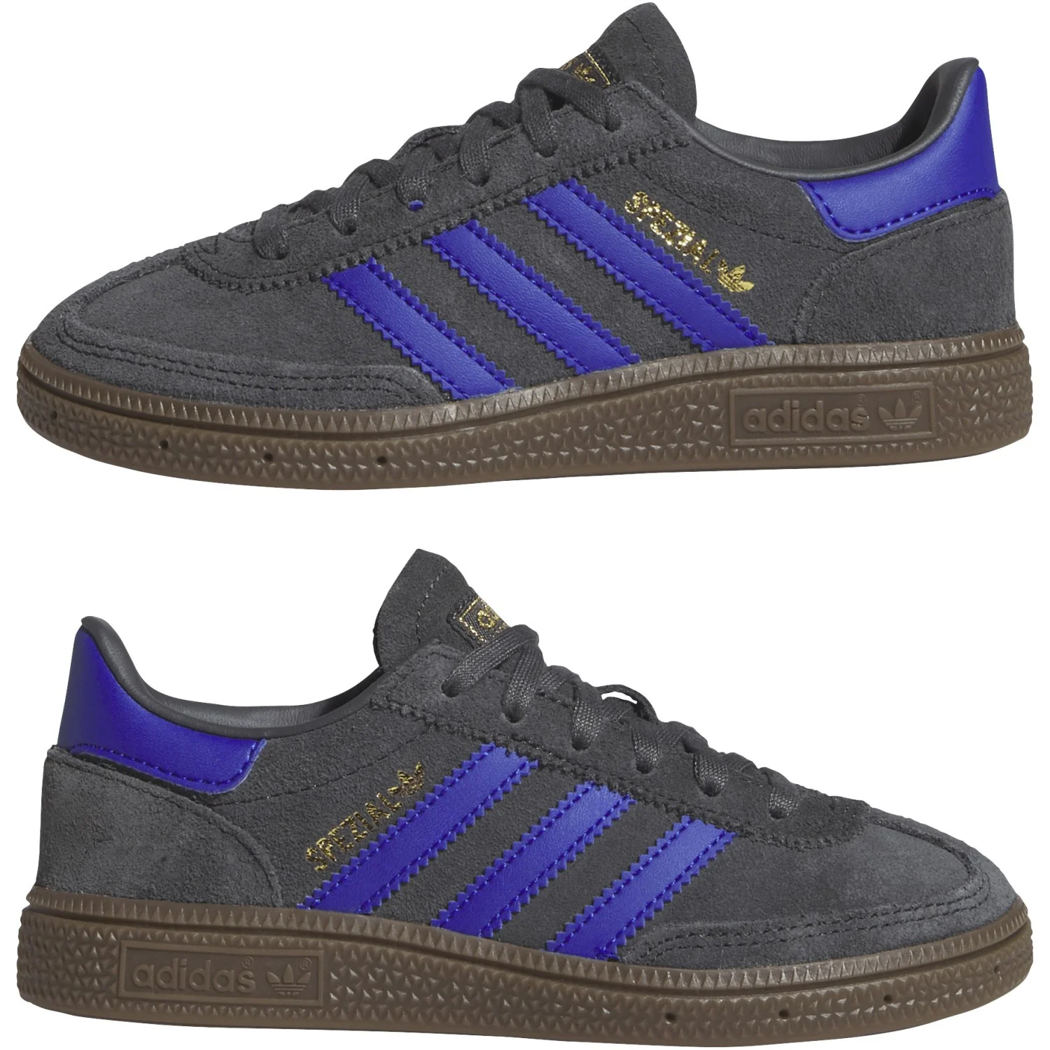 adidas Originals Carbon/Lucid Blue/Gum5 Handball Spezial C Sneakers - Image 5