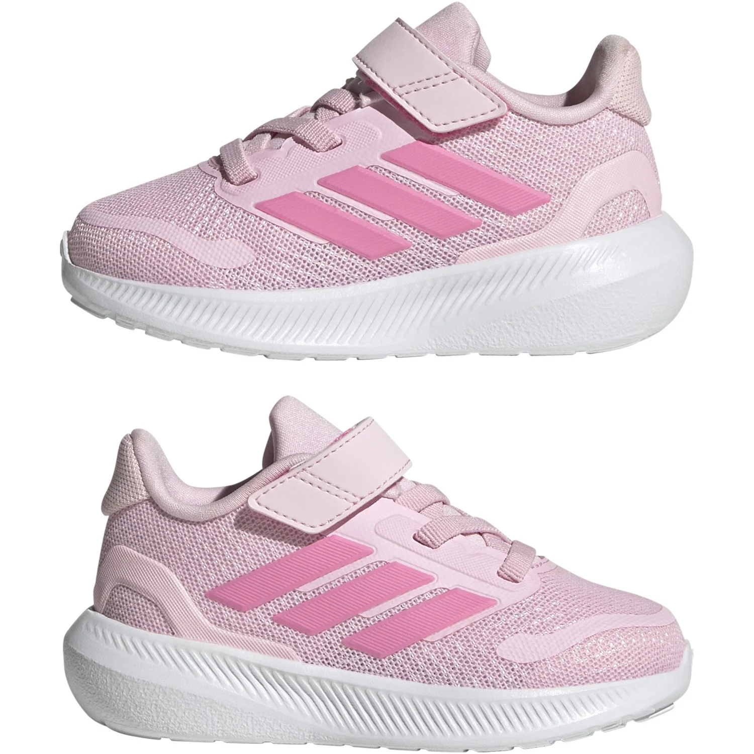adidas Originals Clear Pink/Bliss Pink/Clear Pink Runfalcon 5 El I Sneakers - Image 12