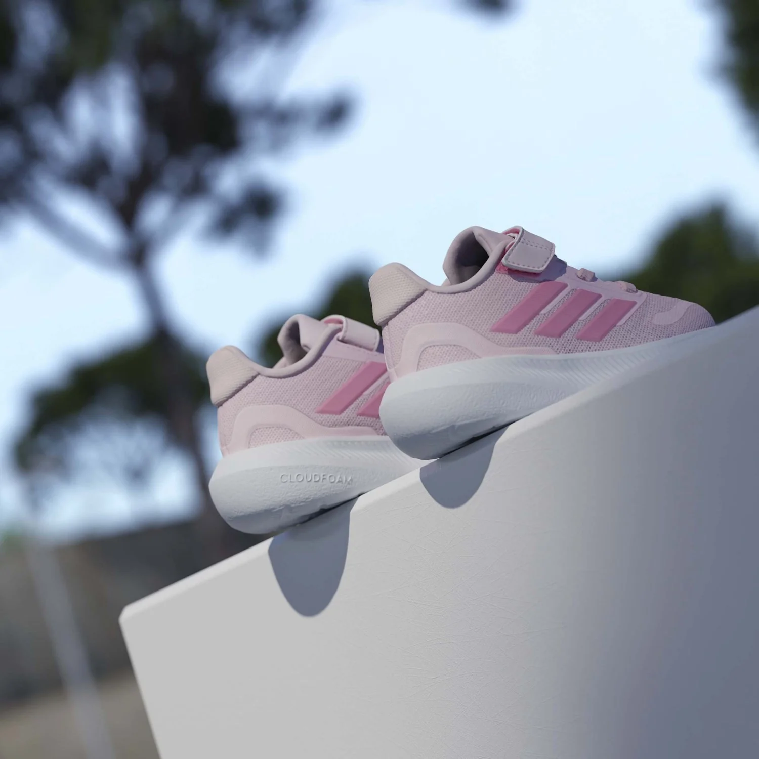 adidas Originals Clear Pink/Bliss Pink/Clear Pink Runfalcon 5 El I Sneakers - Image 3