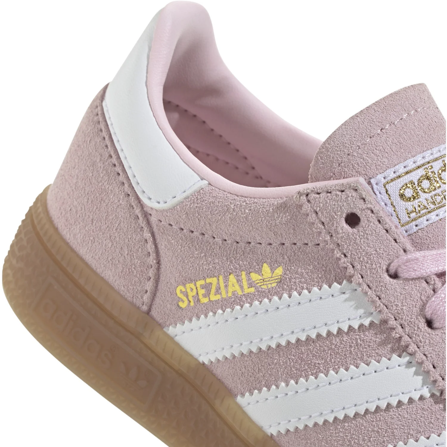 adidas Originals Clear Pink/Non-Dyed/Gum5 Handball Spezial C Sneakers - Image 4