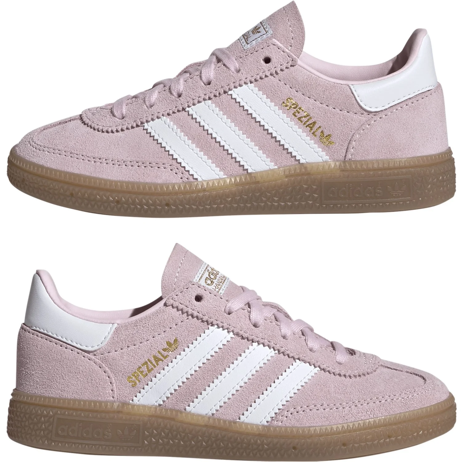 adidas Originals Clear Pink/Non-Dyed/Gum5 Handball Spezial C Sneakers - Image 5