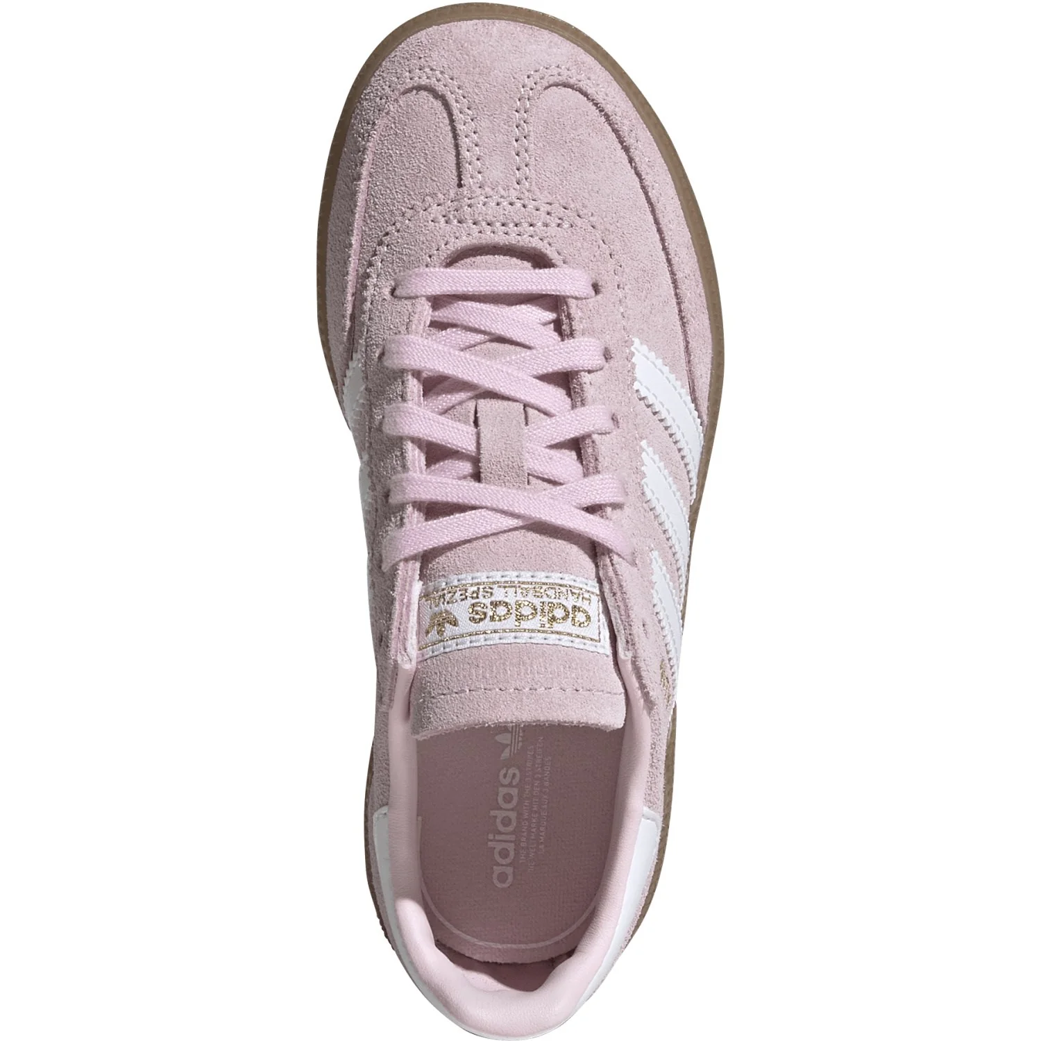 adidas Originals Clear Pink/Non-Dyed/Gum5 Handball Spezial C Sneakers - Image 9
