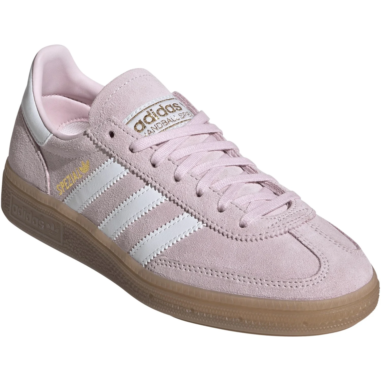adidas Originals Clear Pink/Non-Dyed/Gum5 Handball Spezial J Sneakers - Image 2