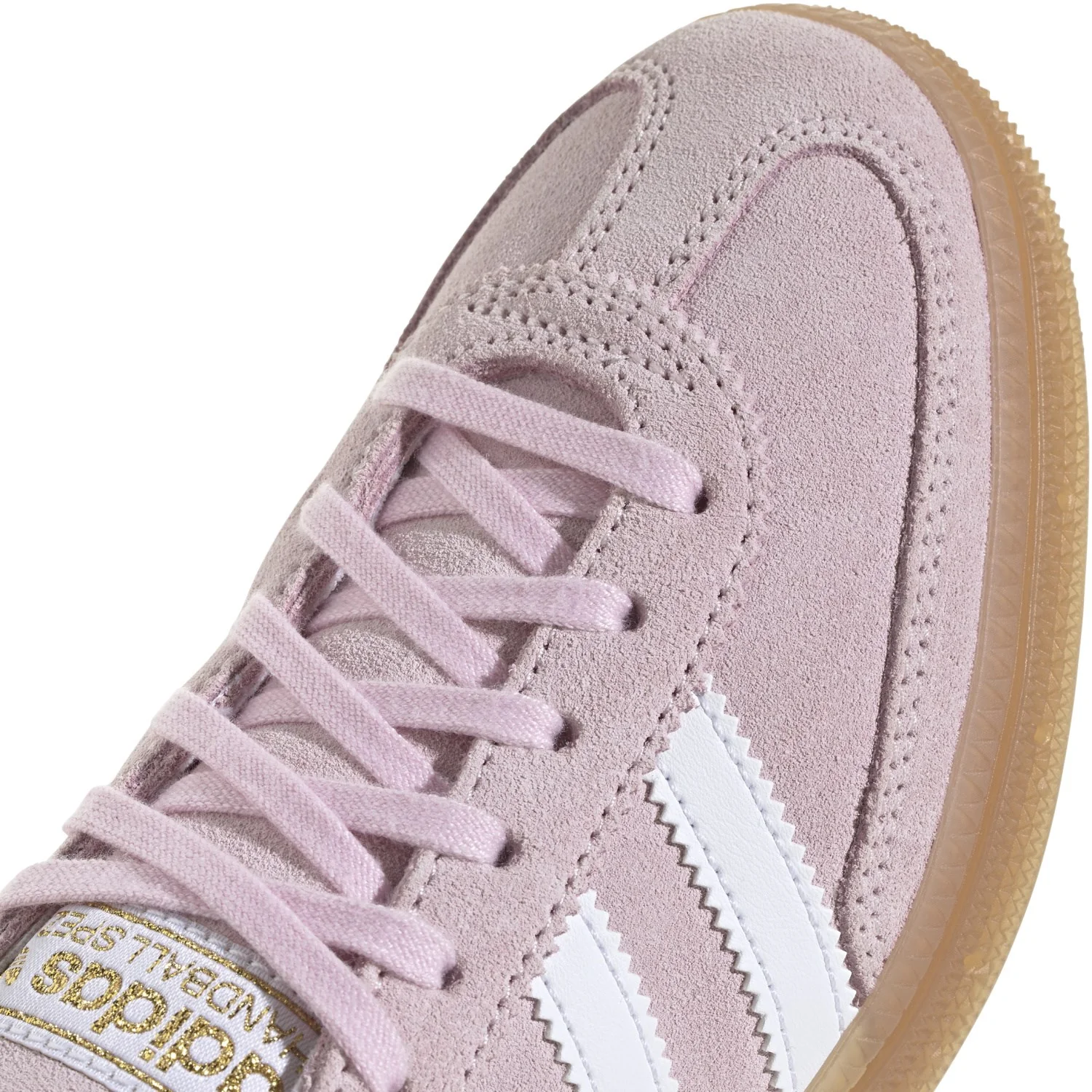 adidas Originals Clear Pink/Non-Dyed/Gum5 Handball Spezial J Sneakers - Image 3