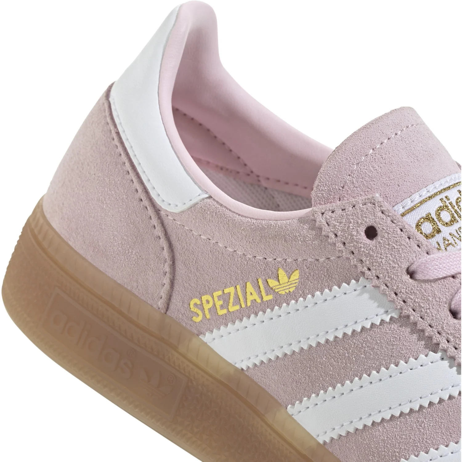 adidas Originals Clear Pink/Non-Dyed/Gum5 Handball Spezial J Sneakers - Image 4