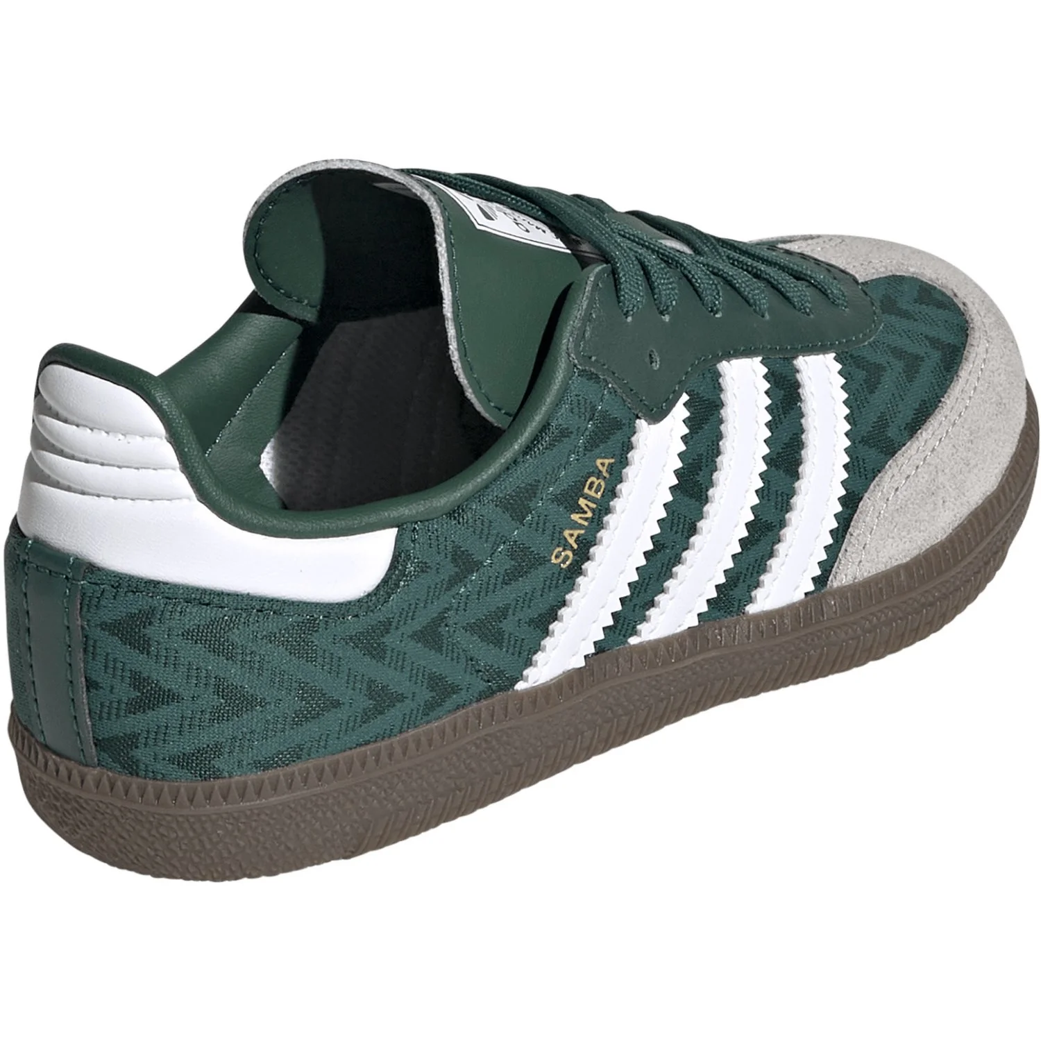 adidas Originals Collegiate Green/Ftwr White/Gum5 Samba Og C Sneakers - Image 7
