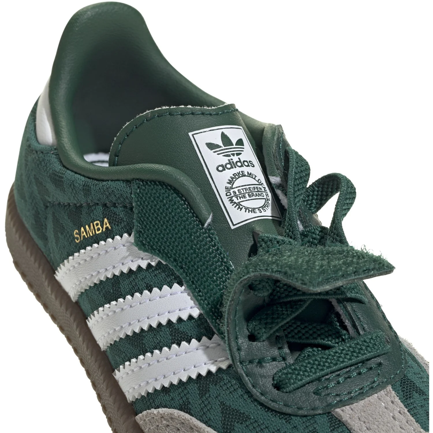 adidas Originals Collegiate Green/Ftwr White/Gum5 Samba Og Cf El I Sneakers - Image 3