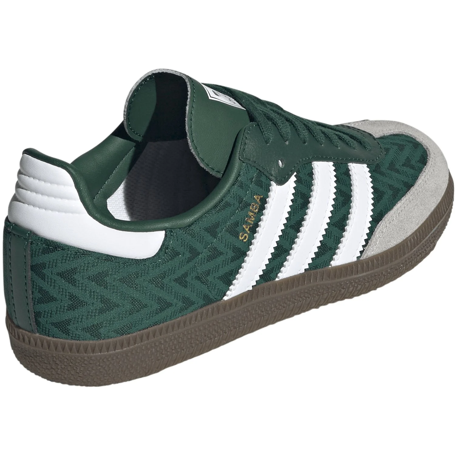 adidas Originals Collegiate Green/Ftwr White/Gum5 Samba Og J Sneakers - Image 7