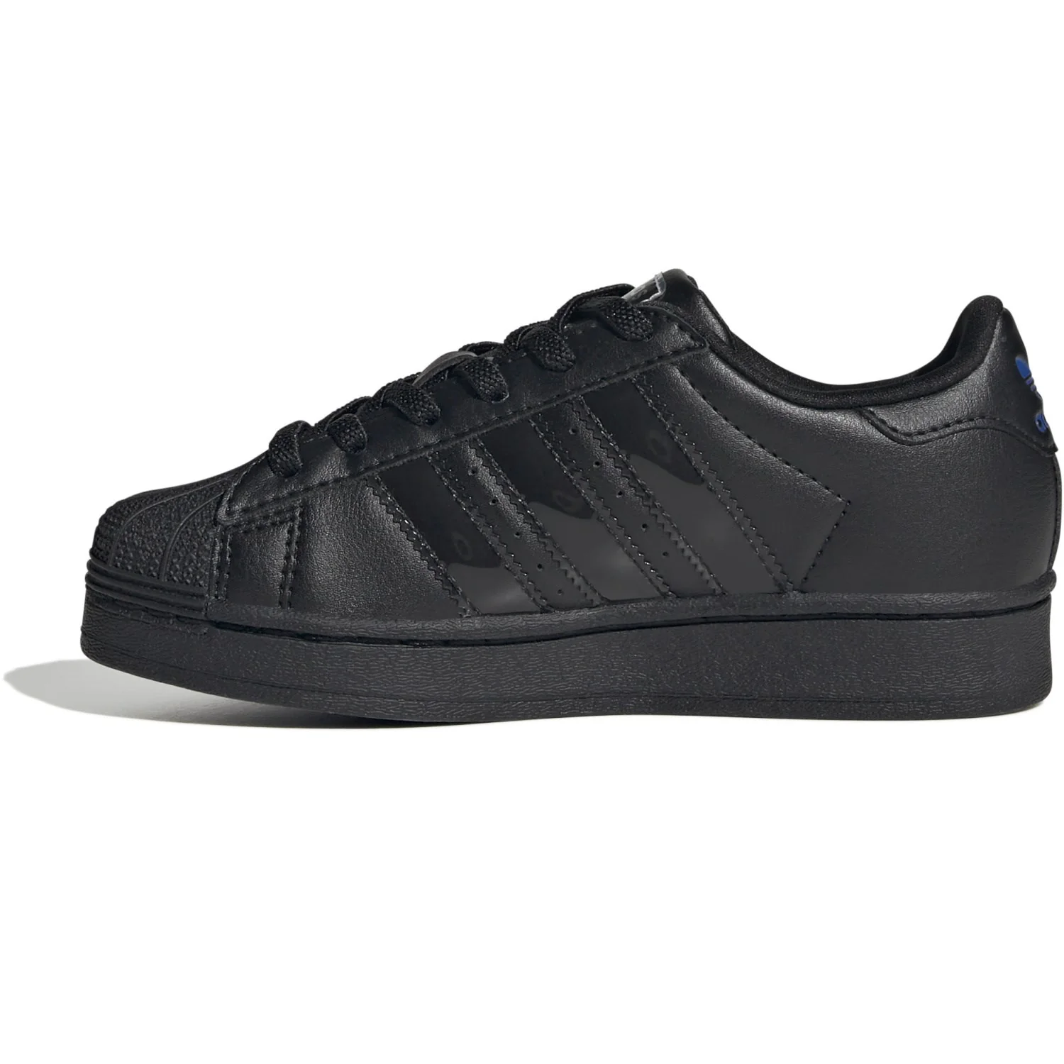 adidas Originals Core Black/Core Black/Preloved Violet Superstar Led Lights Cf El C Sneakers - Image 9