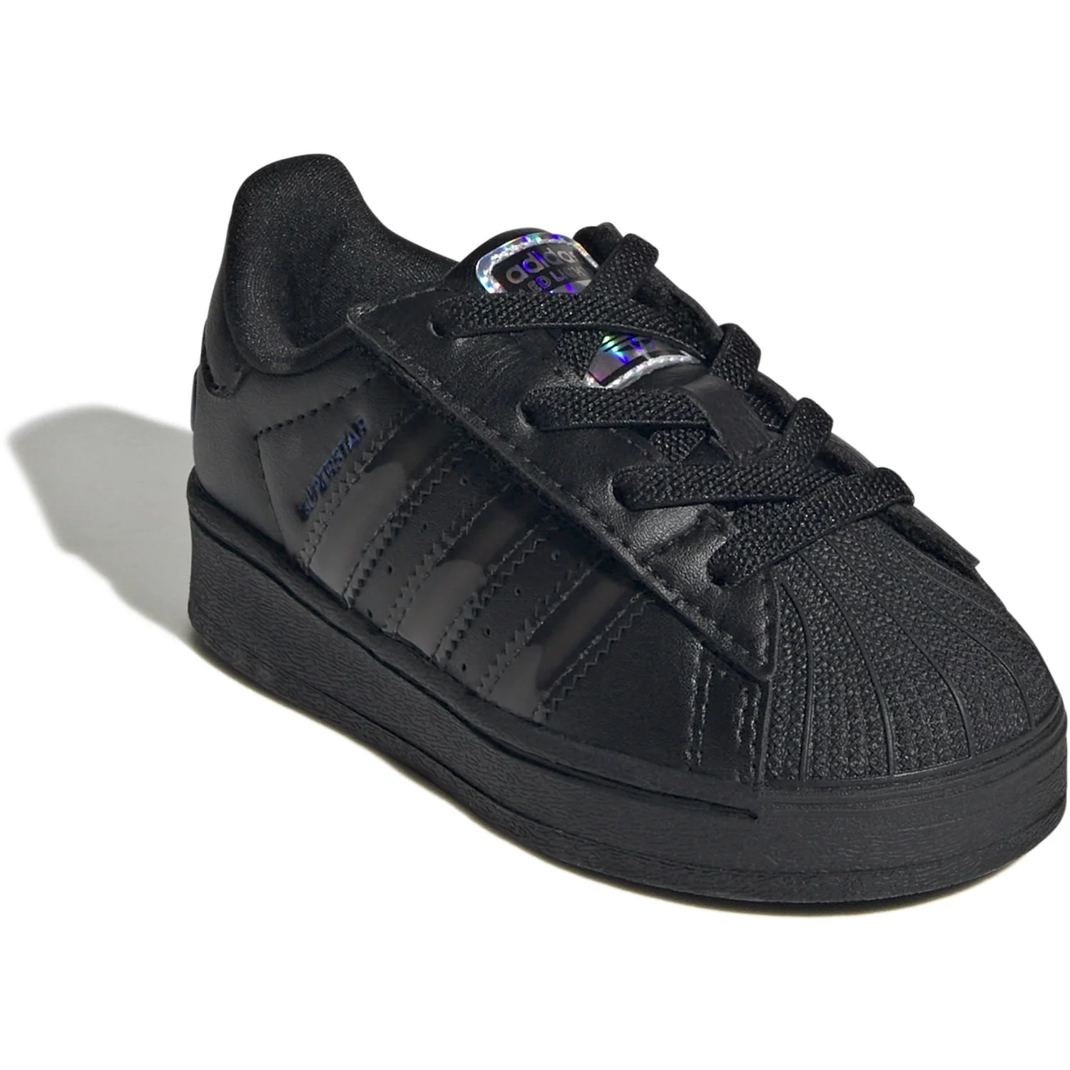 adidas Originals Core Black/Core Black/Preloved Violet Superstar Led Lights Cf El I Sneakers - Image 2