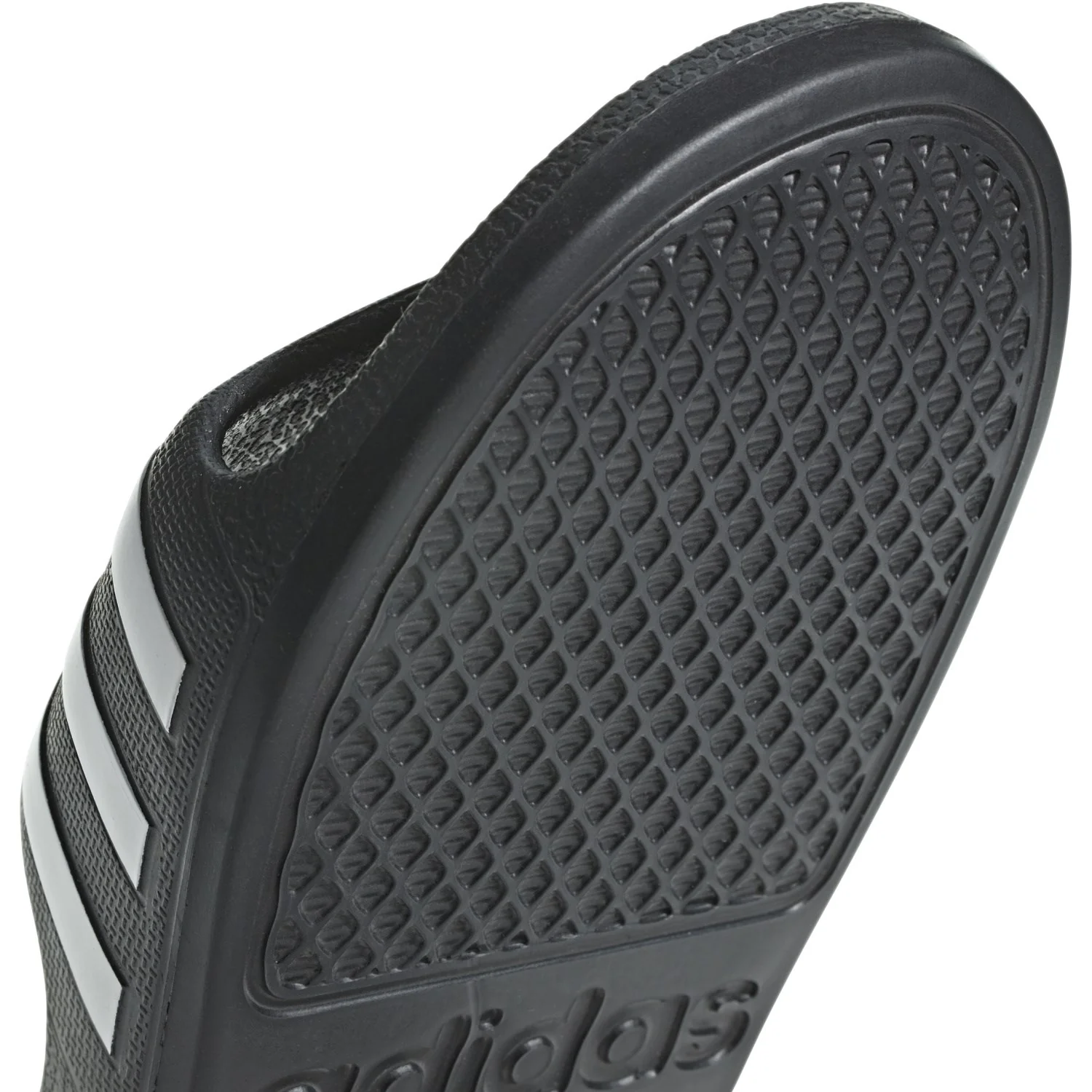 adidas Originals Core Black/Ftwr White/Core Black Adilette Aqua K Sandal - Image 5