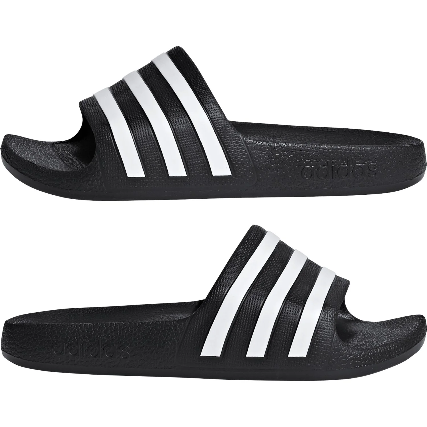 adidas Originals Core Black/Ftwr White/Core Black Adilette Aqua K Sandal - Image 8