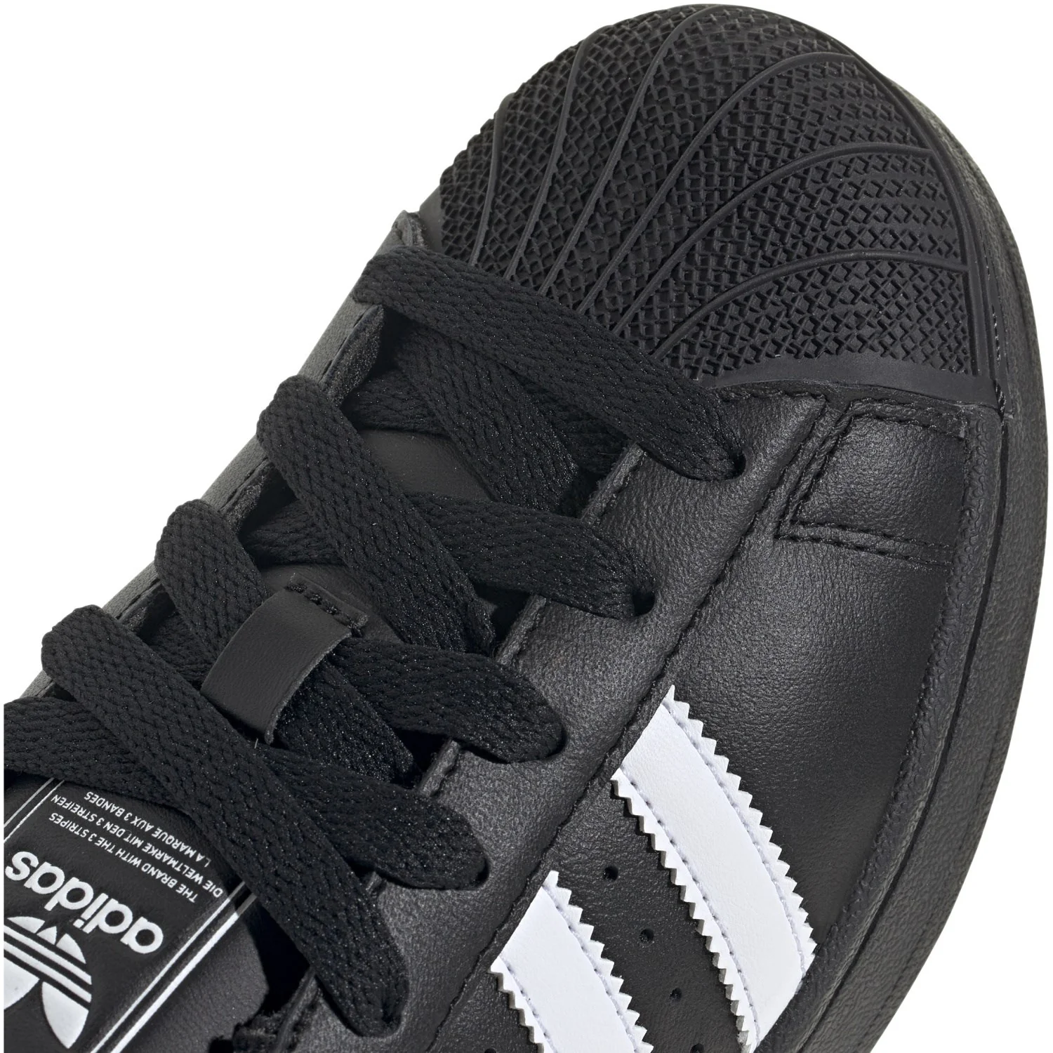 adidas Originals Core Black/Ftwr White/Core Black Superstar Ii J Sneakers - Image 3