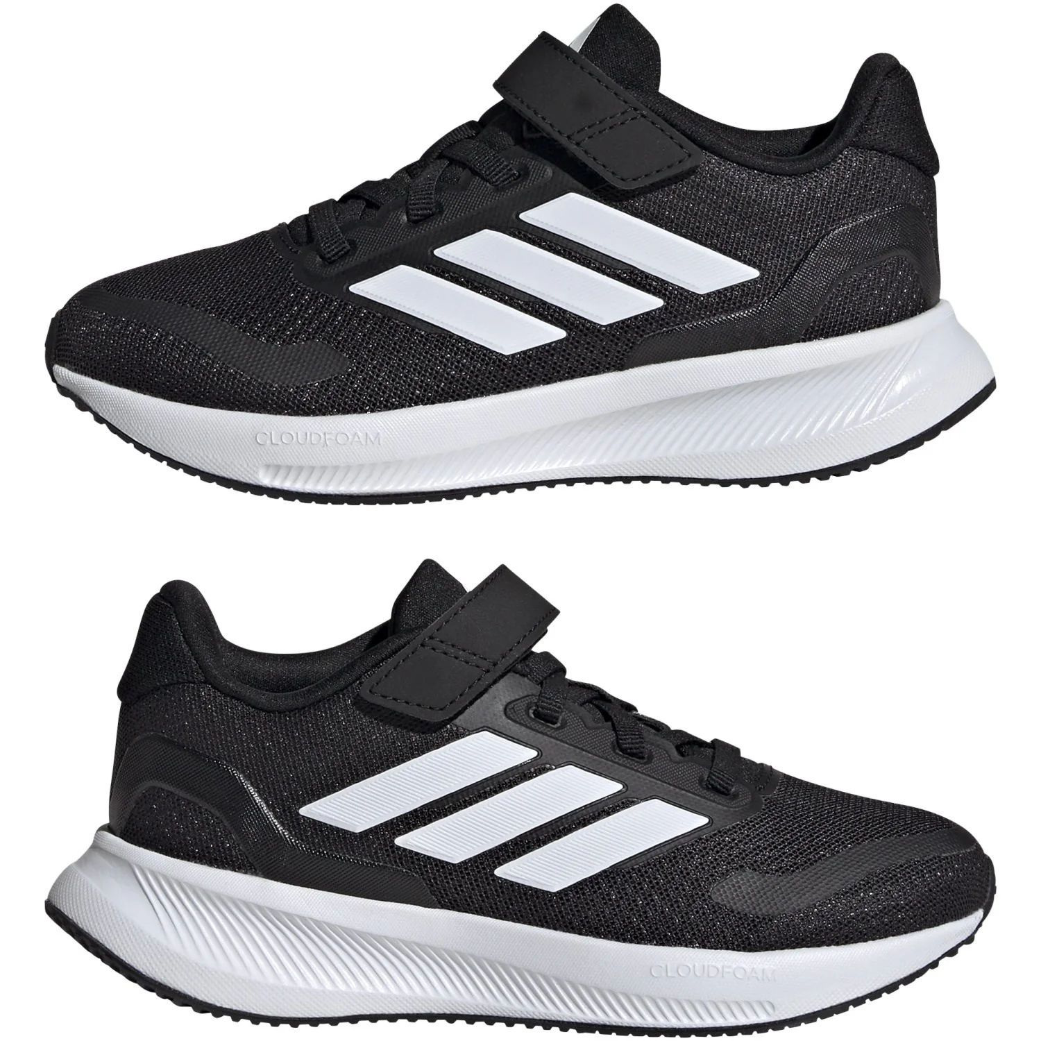adidas Originals Core Black/Ftwr White/Ftwr White Runfalcon 5 El C Sneakers - Image 12