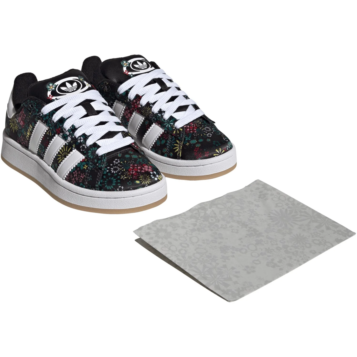 adidas Originals Core Black/Ftwr White/Gold Met. Campus 00S J Sneakers - Image 6