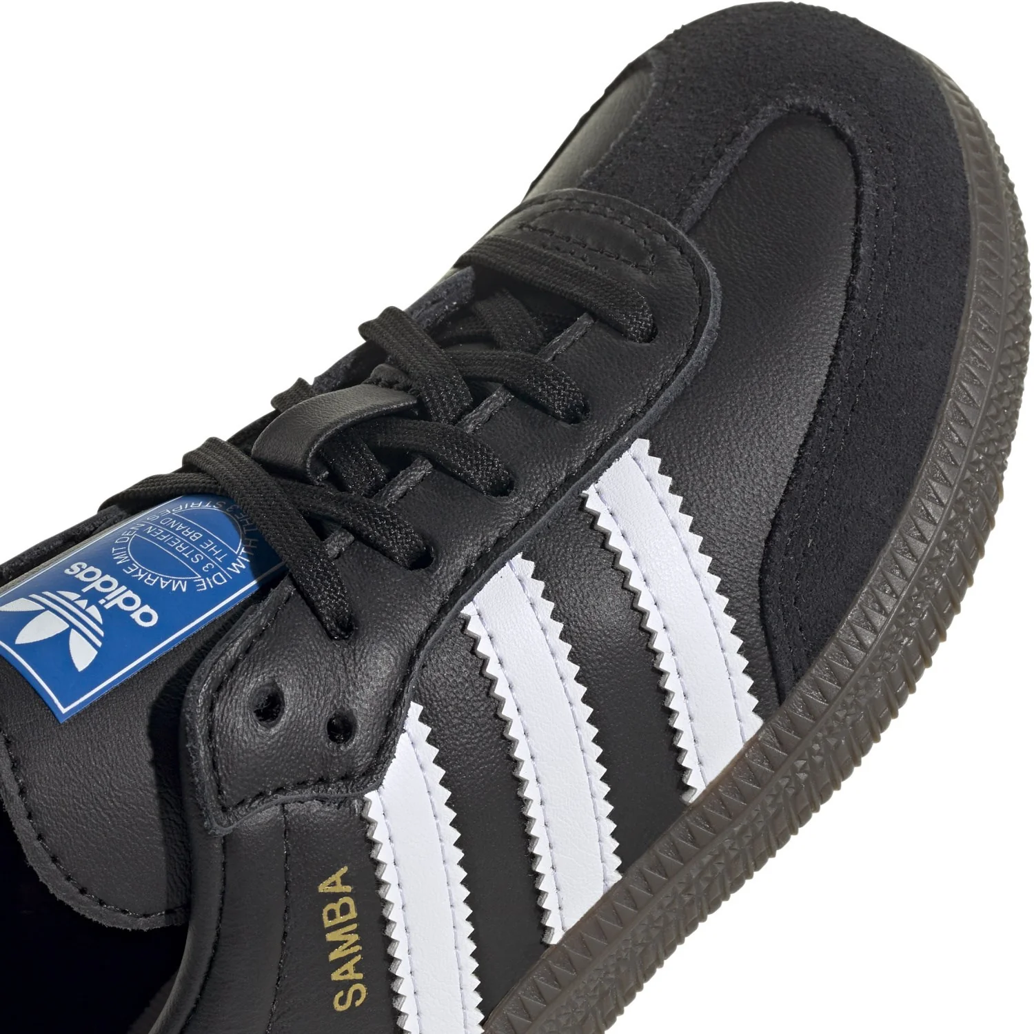 adidas Originals Core Black Ftwr White Gum5 Samba Og C Sneakers - Image 3