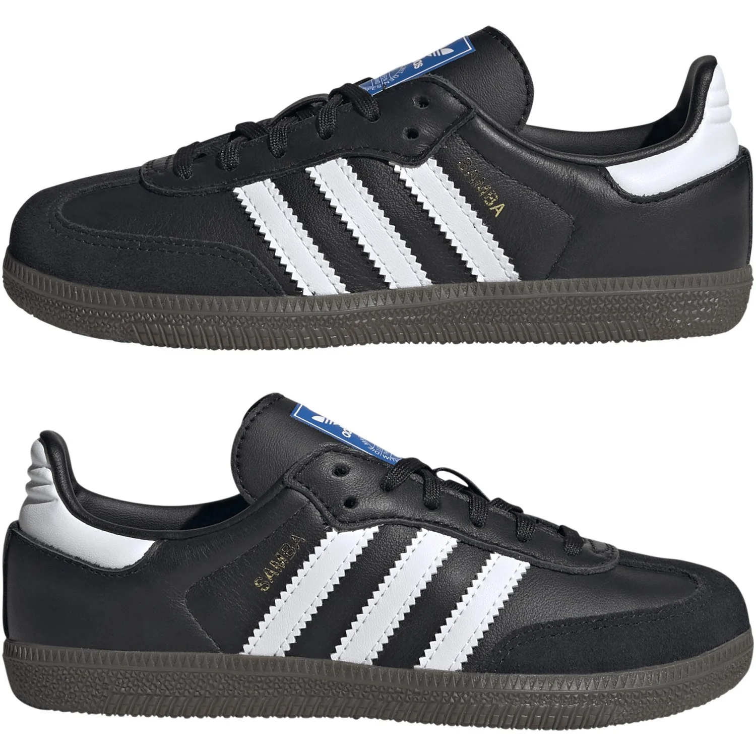 adidas Originals Core Black Ftwr White Gum5 Samba Og C Sneakers - Image 5