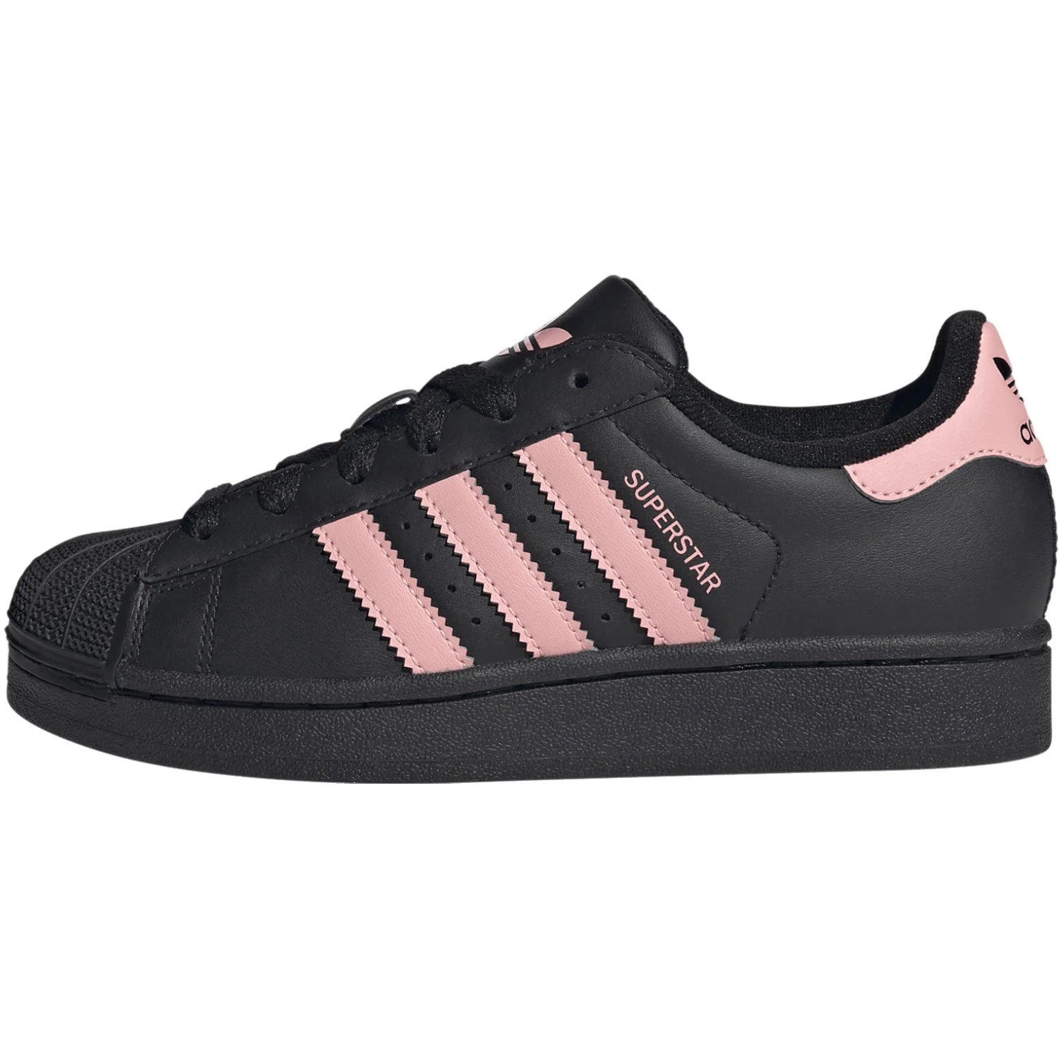 adidas Originals Core Black/Glow Pink/Core Black Superstar Ii J Sneakers - Image 6