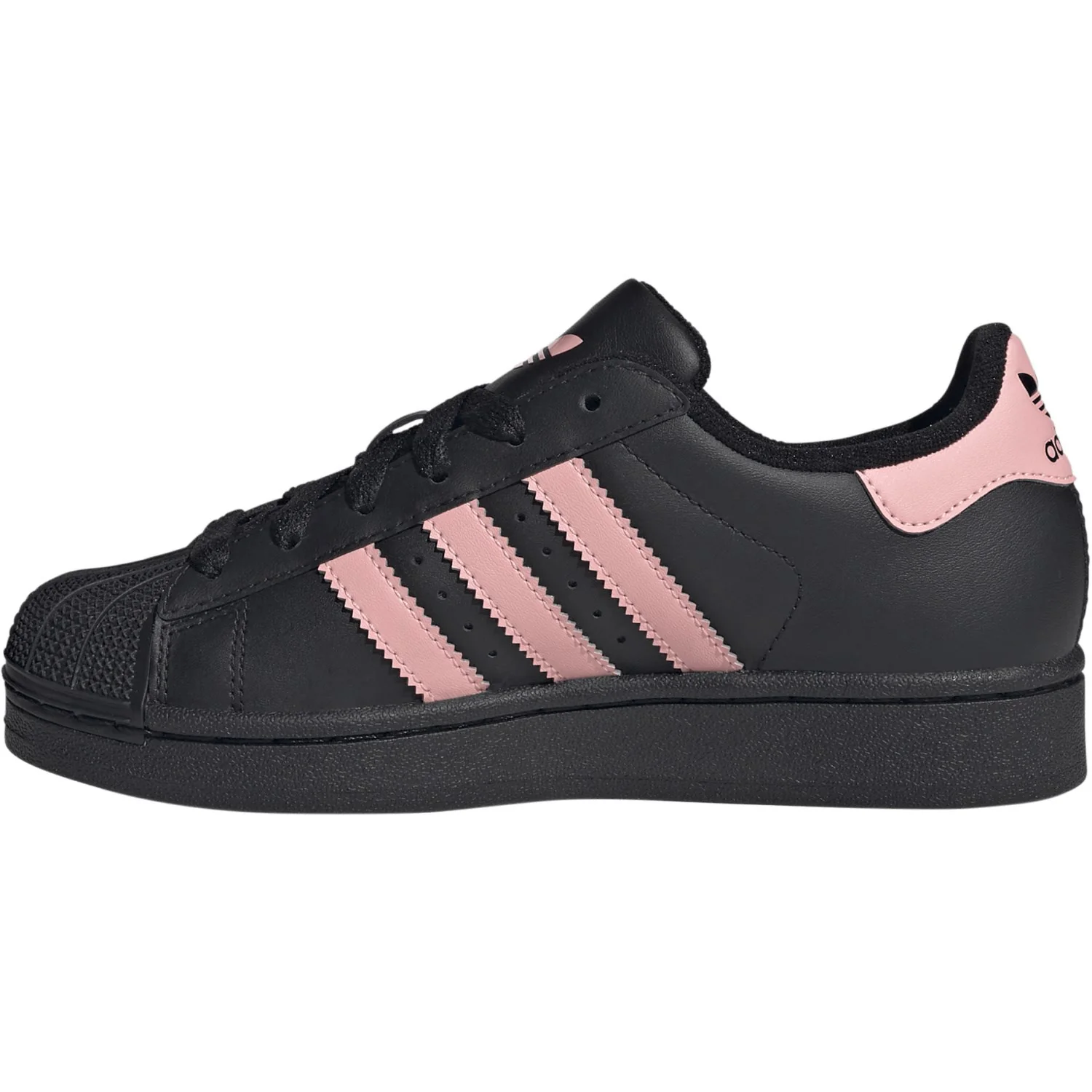 adidas Originals Core Black/Glow Pink/Core Black Superstar Ii J Sneakers - Image 7