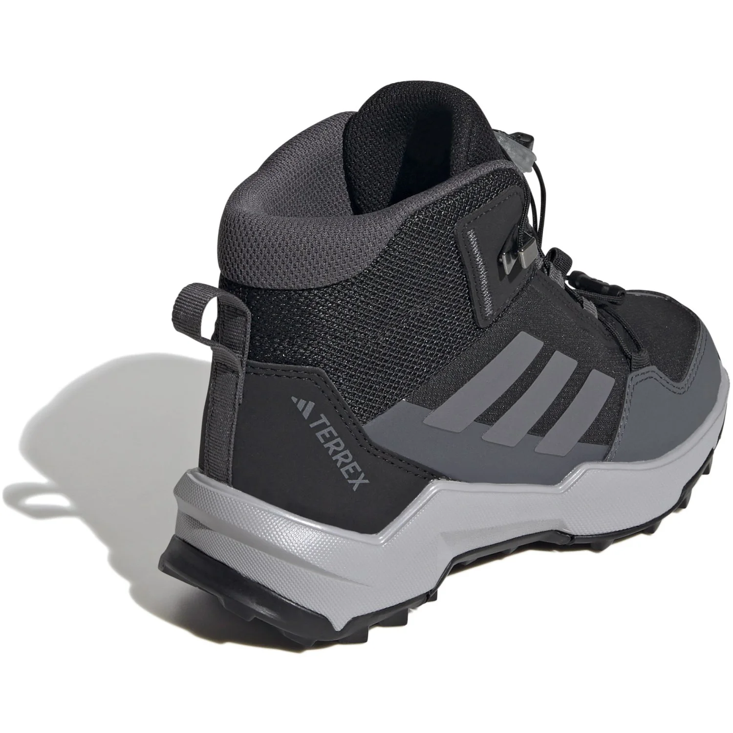 adidas Originals Core Black/Grey Four/Grey Six Terrex Ax4R Mid Sl K Shoe - Image 8