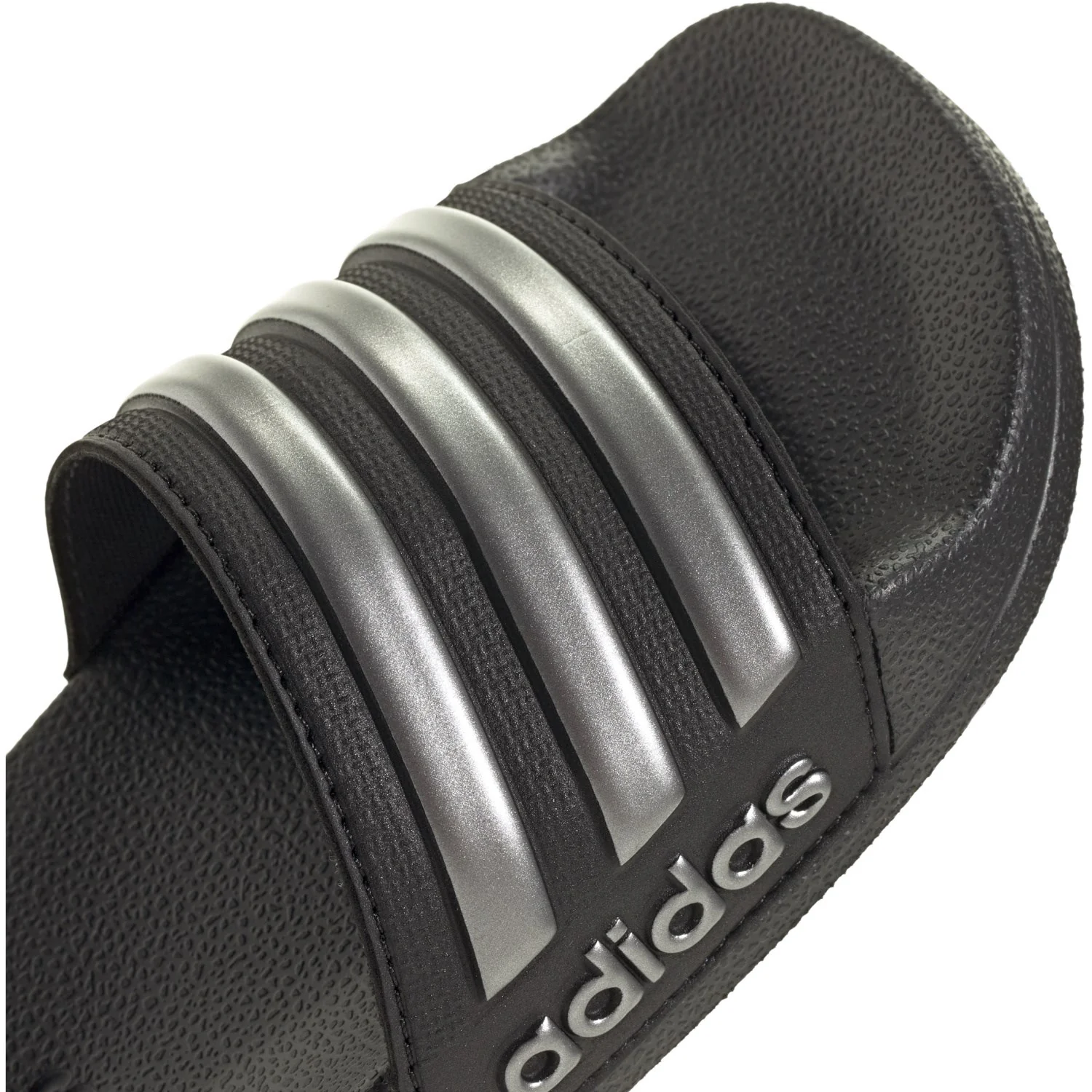 adidas Originals Core Black/Iron Met./Core Black Adilette Shower K Sandal - Image 3