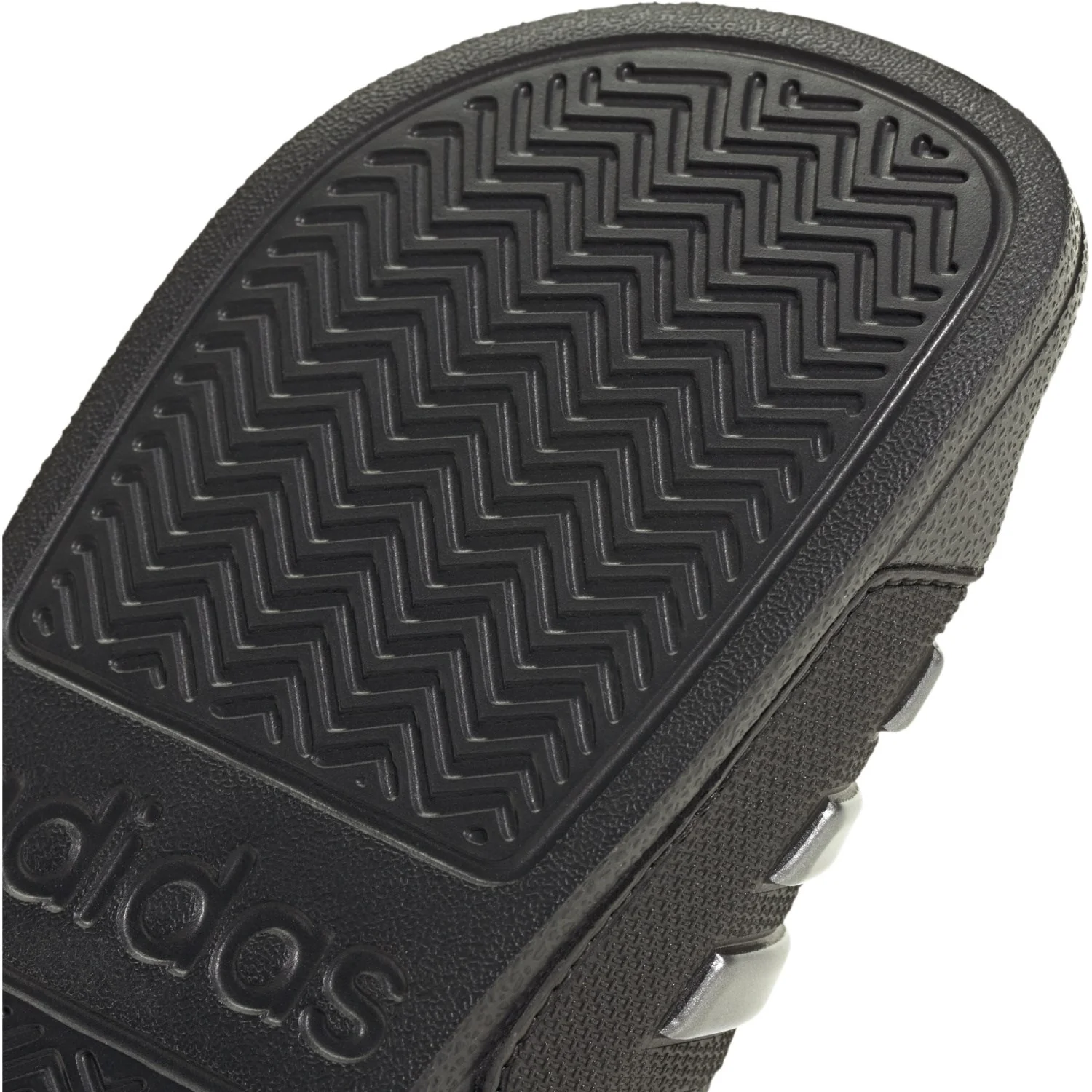 adidas Originals Core Black/Iron Met./Core Black Adilette Shower K Sandal - Image 4