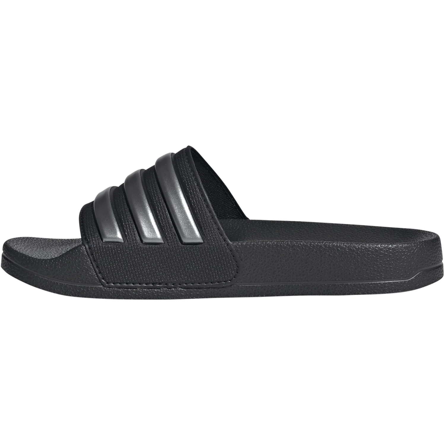 adidas Originals Core Black/Iron Met./Core Black Adilette Shower K Sandal - Image 7