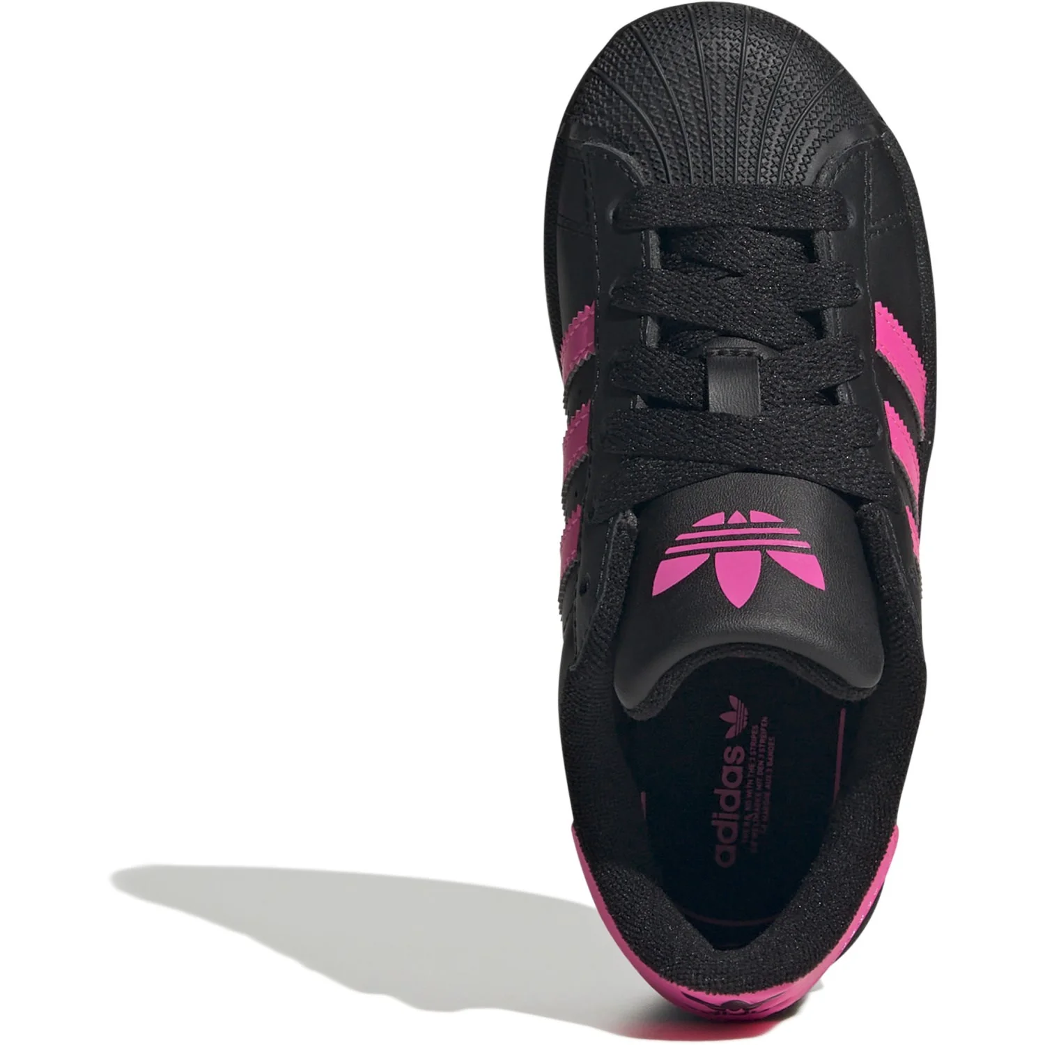 adidas Originals Core Black/Lucid Pink/Core Black Superstar Ii C Sneakers - Image 7