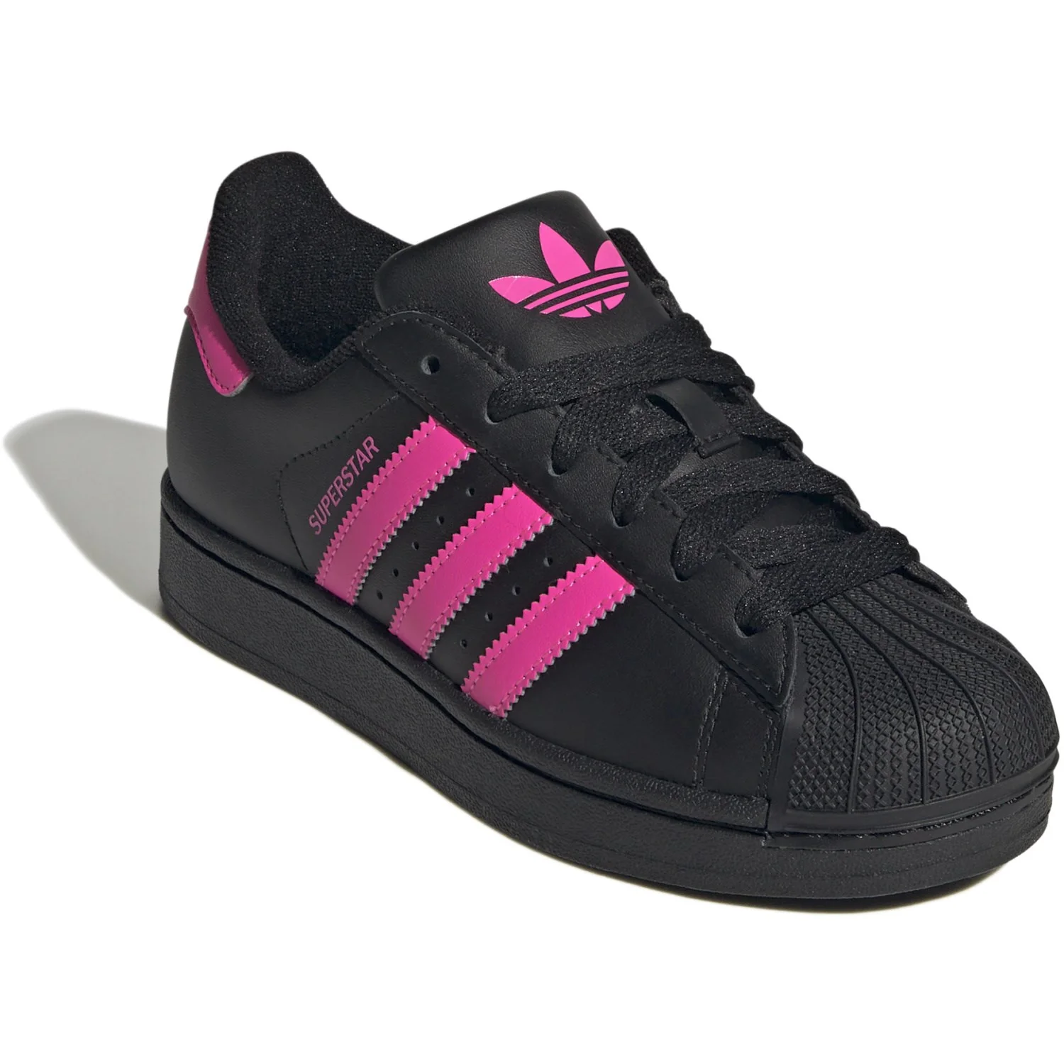 adidas Originals Core Black/Lucid Pink/Core Black Superstar Ii J Sneakers - Image 2