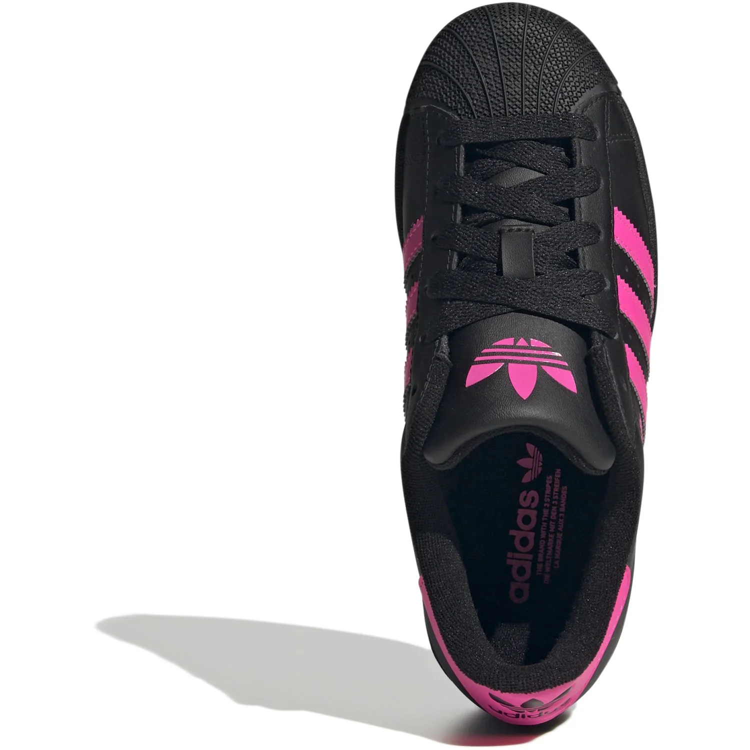 adidas Originals Core Black/Lucid Pink/Core Black Superstar Ii J Sneakers - Image 7
