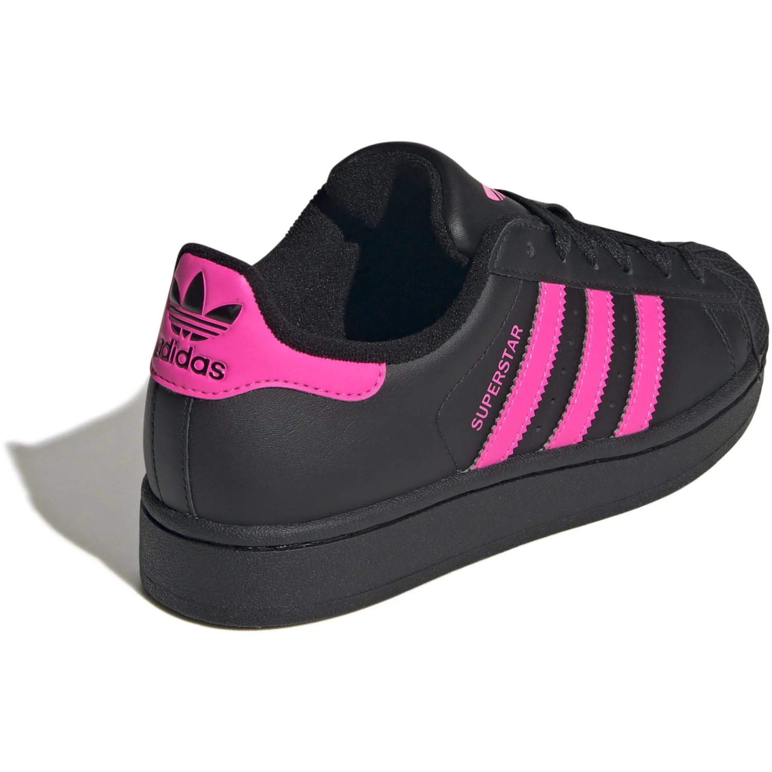adidas Originals Core Black/Lucid Pink/Core Black Superstar Ii J Sneakers - Image 9