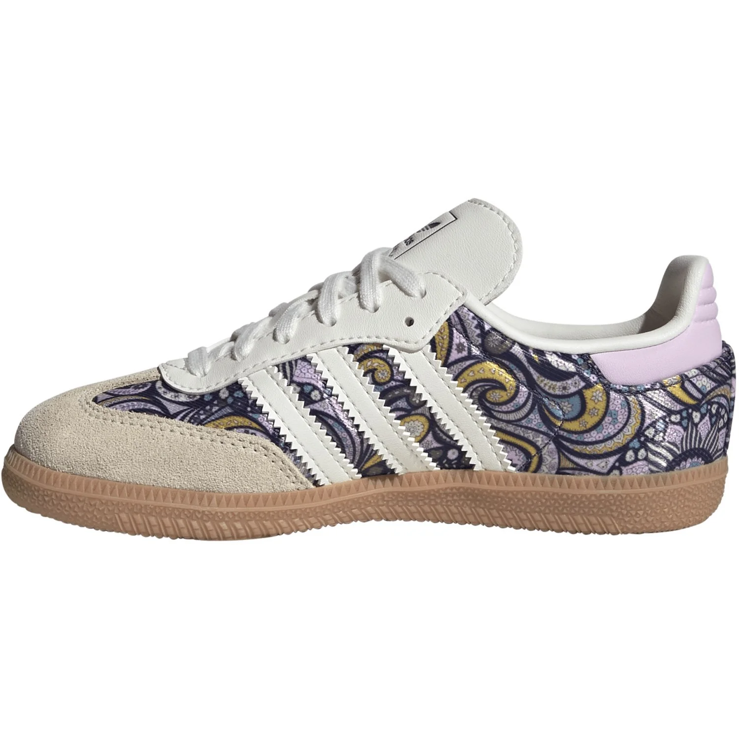 adidas Originals Core White Orchid Fusion Gum 2 Samba Og C Sneakers - Image 8