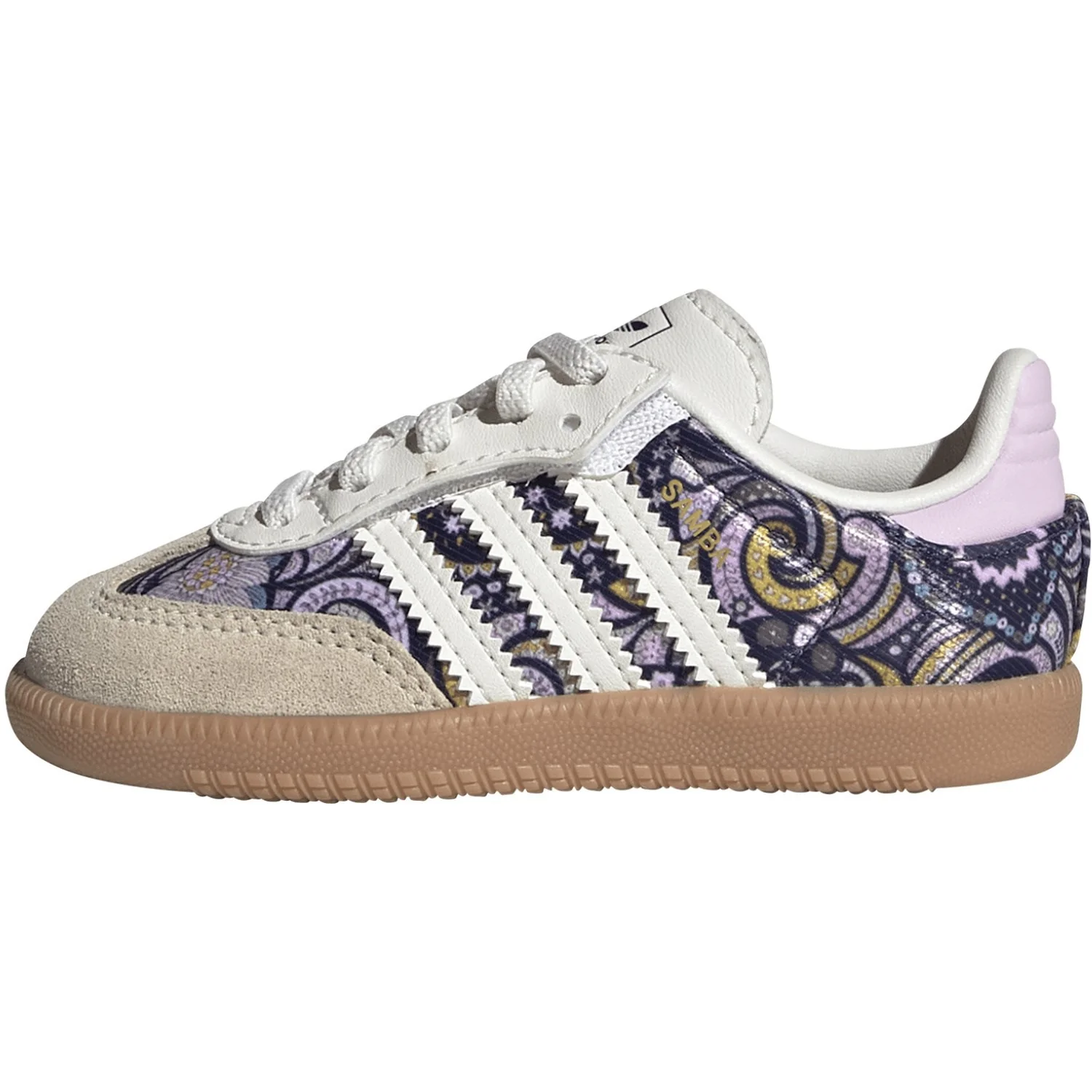 adidas Originals Core White Orchid Fusion Gum 2 Samba Og Cf El I Sneakers - Image 6