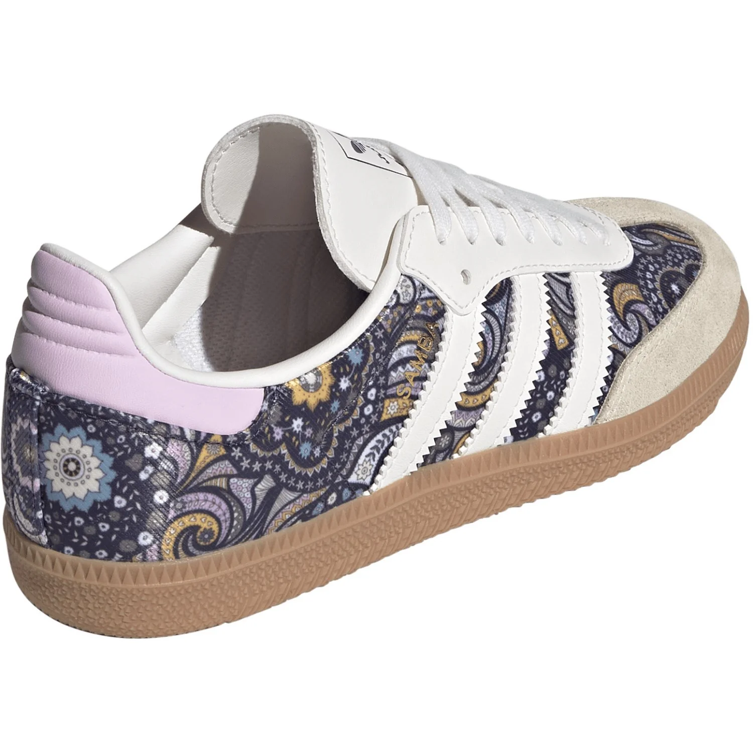 adidas Originals Core White Orchid Fusion Gum 2 Samba Og J Sneakers - Image 8