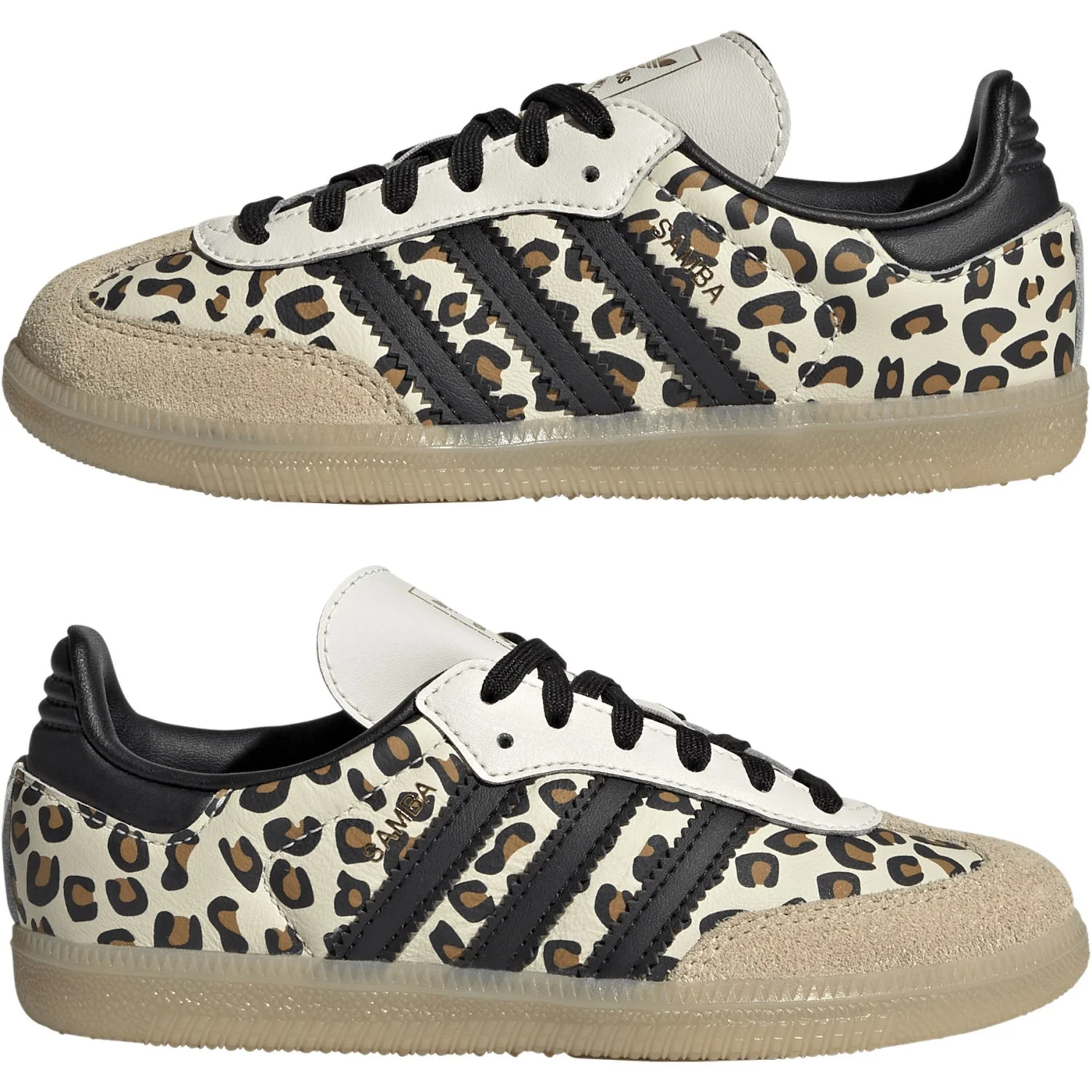 adidas Originals Cream White/Sand Strata/Gum 3 Samba Og C Sneakers - Image 5